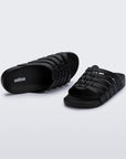 Melissa - Melissa Possession Jelly Fisherman Sandal Slide - Matt Black -