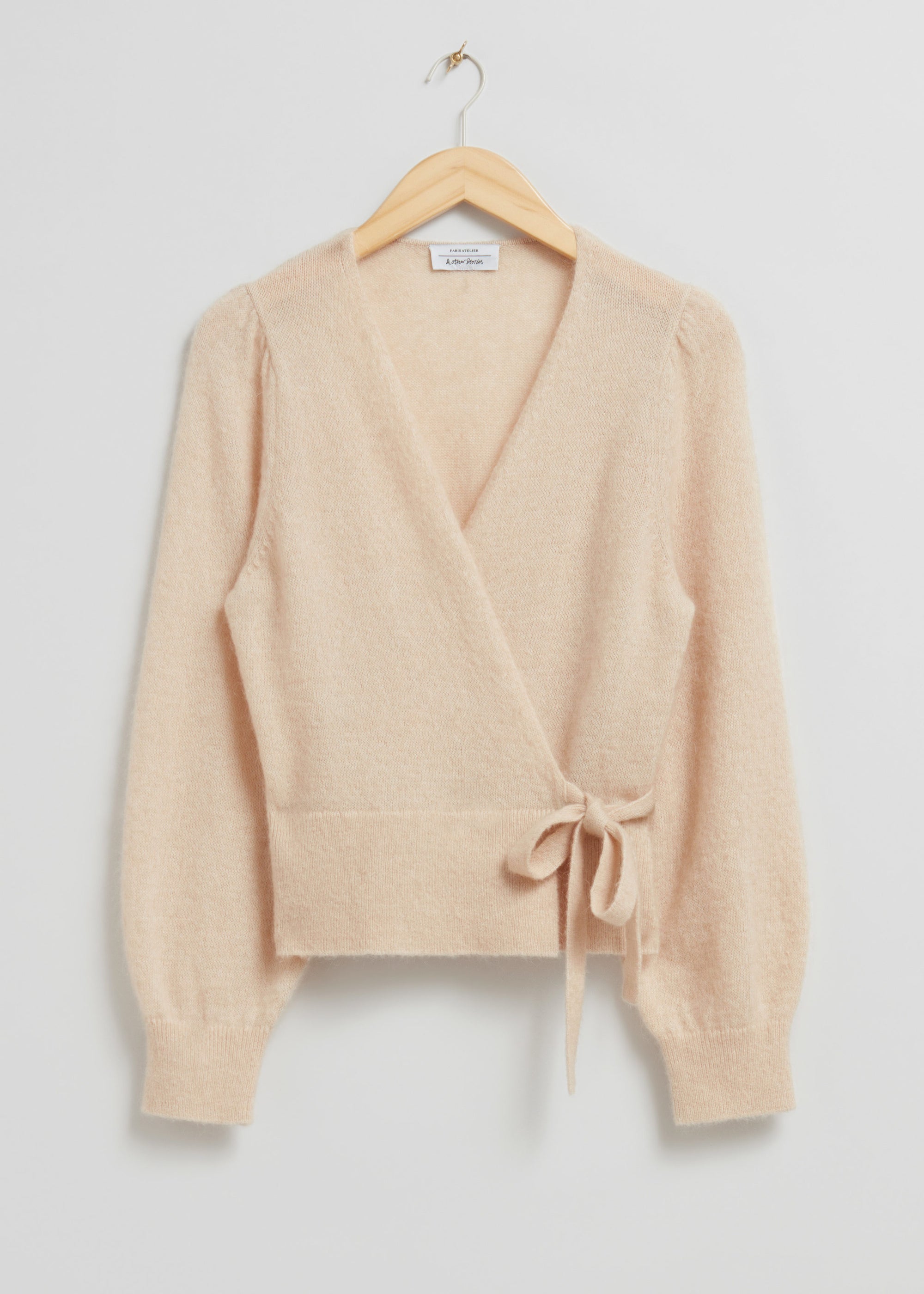 & Other Stories - Giselle Wrap Cardigan - Beige -