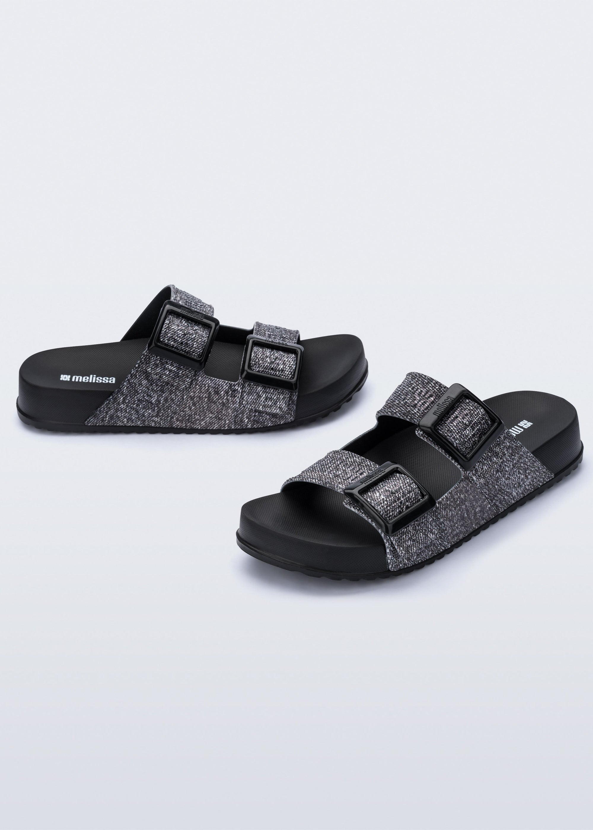 Melissa - Melissa Cozy M Lover Slide Denim - Black Jeans -