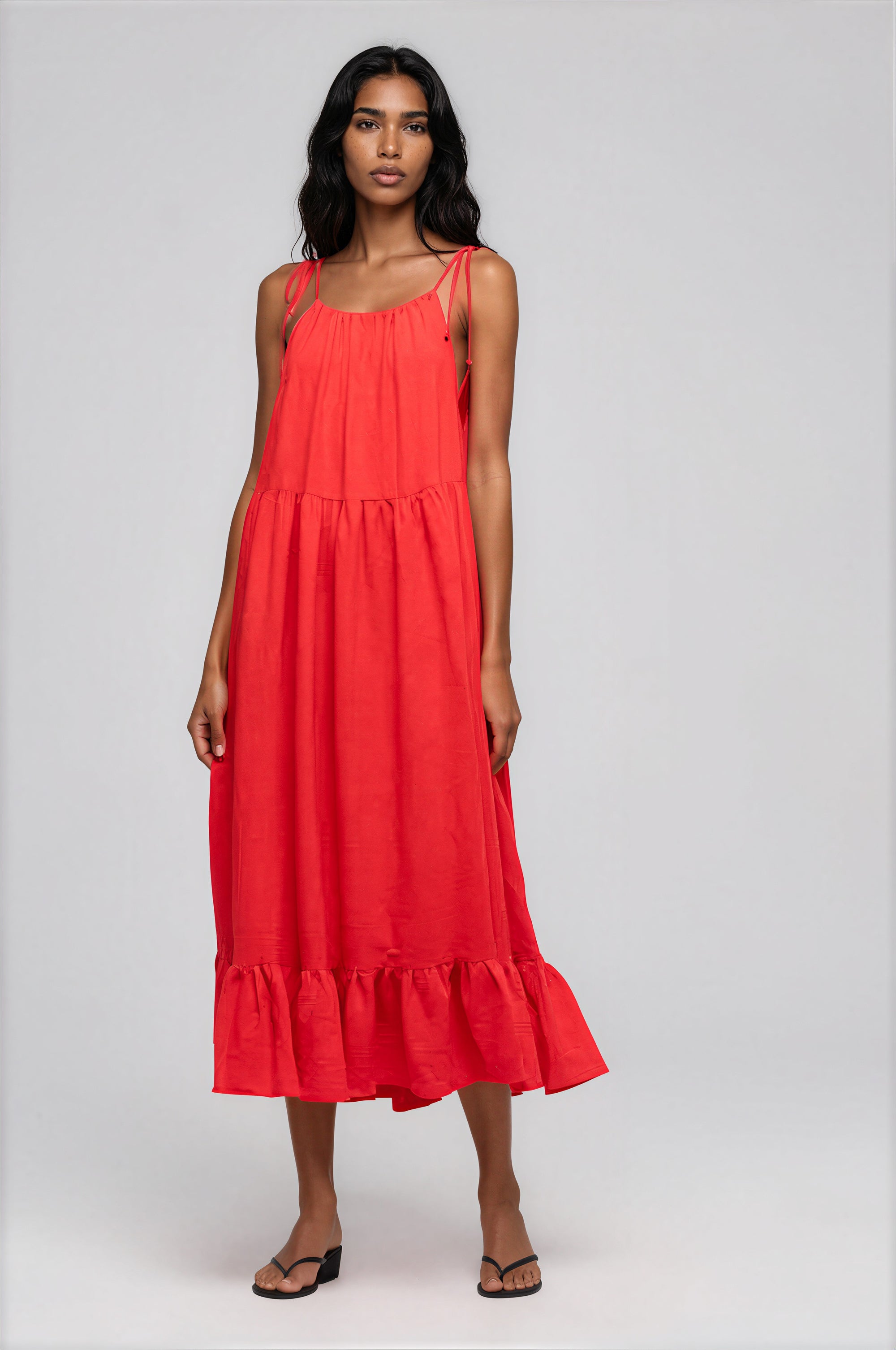 Toit Volant - Evelyn Dress - Red -