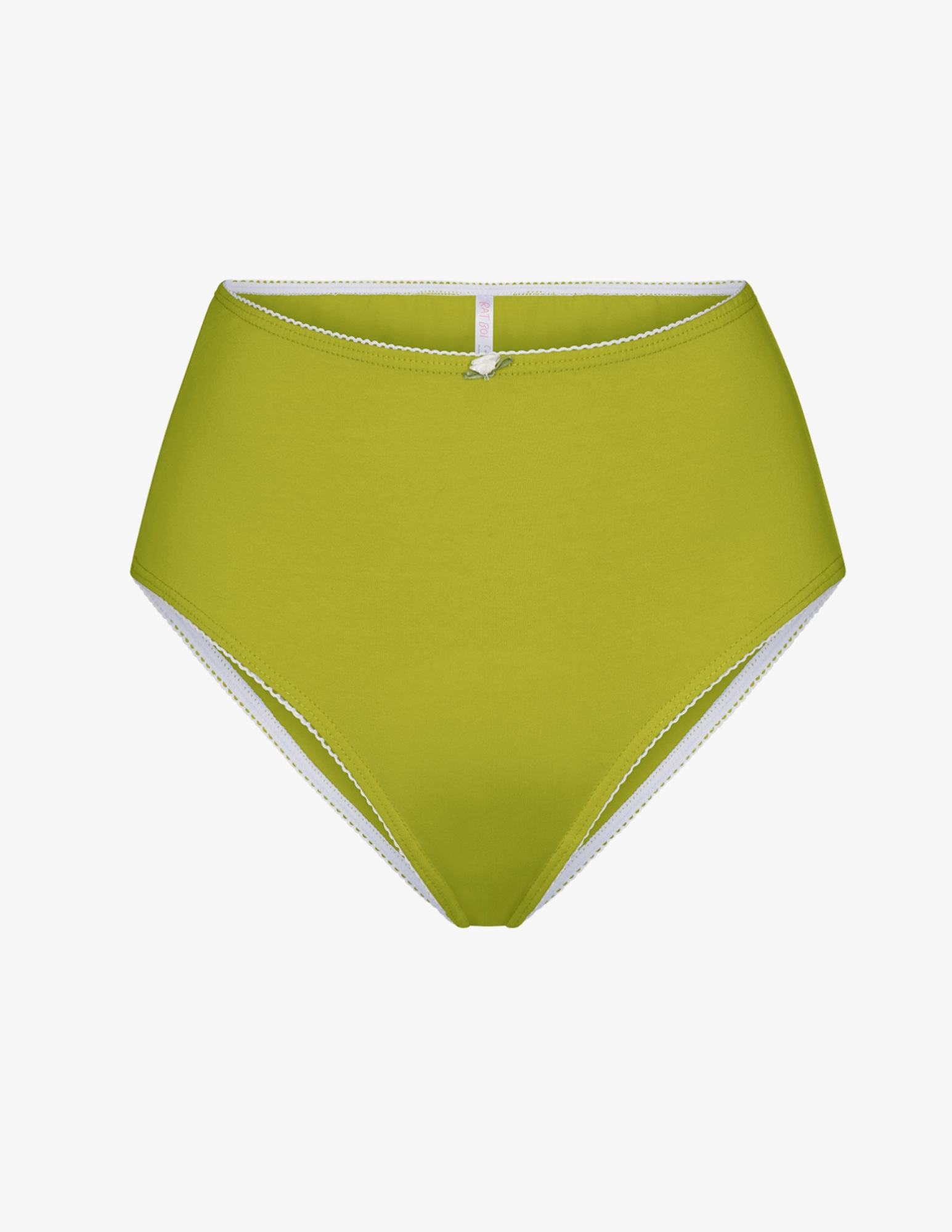 Rat Boi - High Rise Underwear - Avocado -