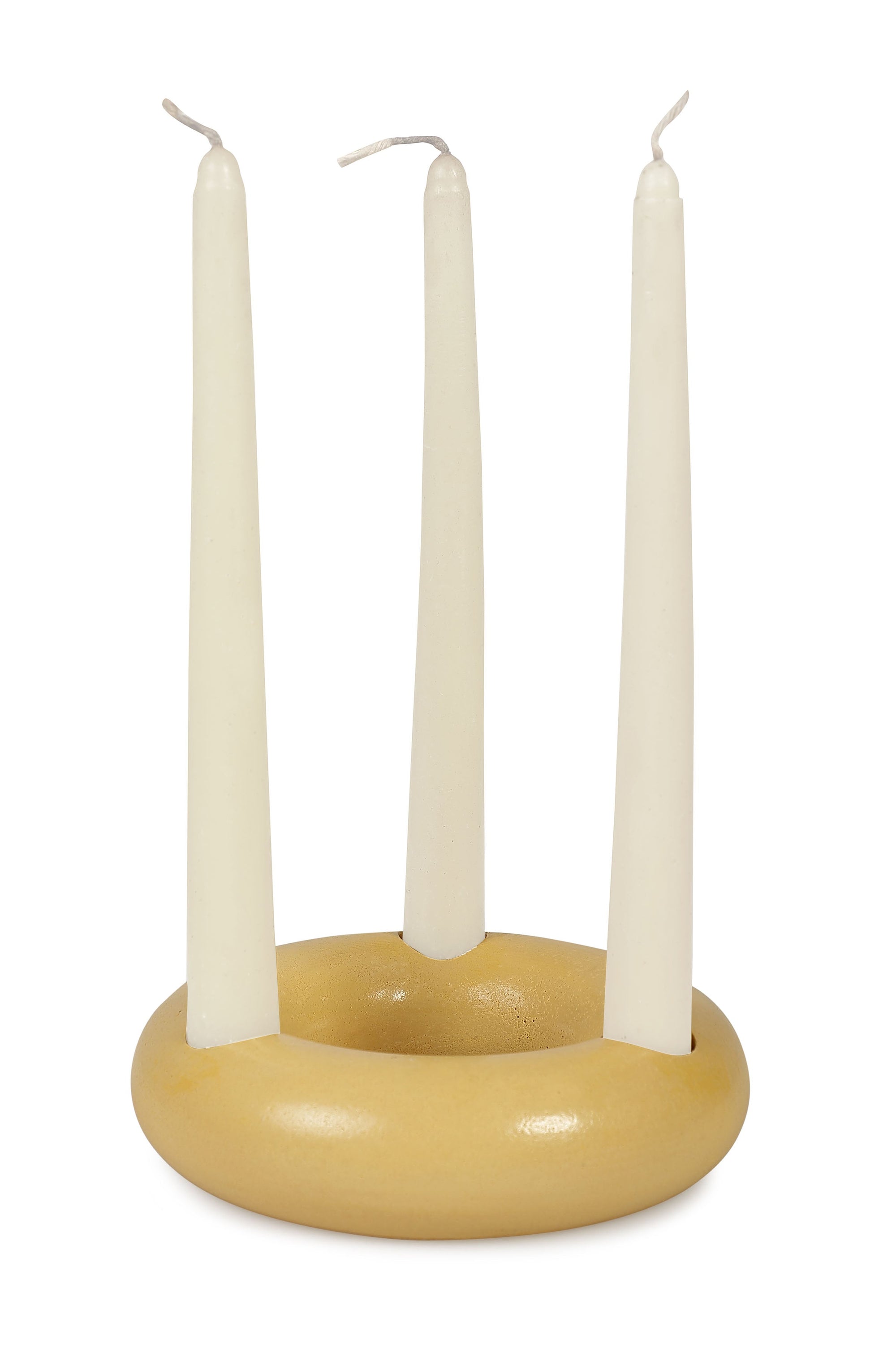 Casa Amarosa - Donut Candle Holder - Yellow -
