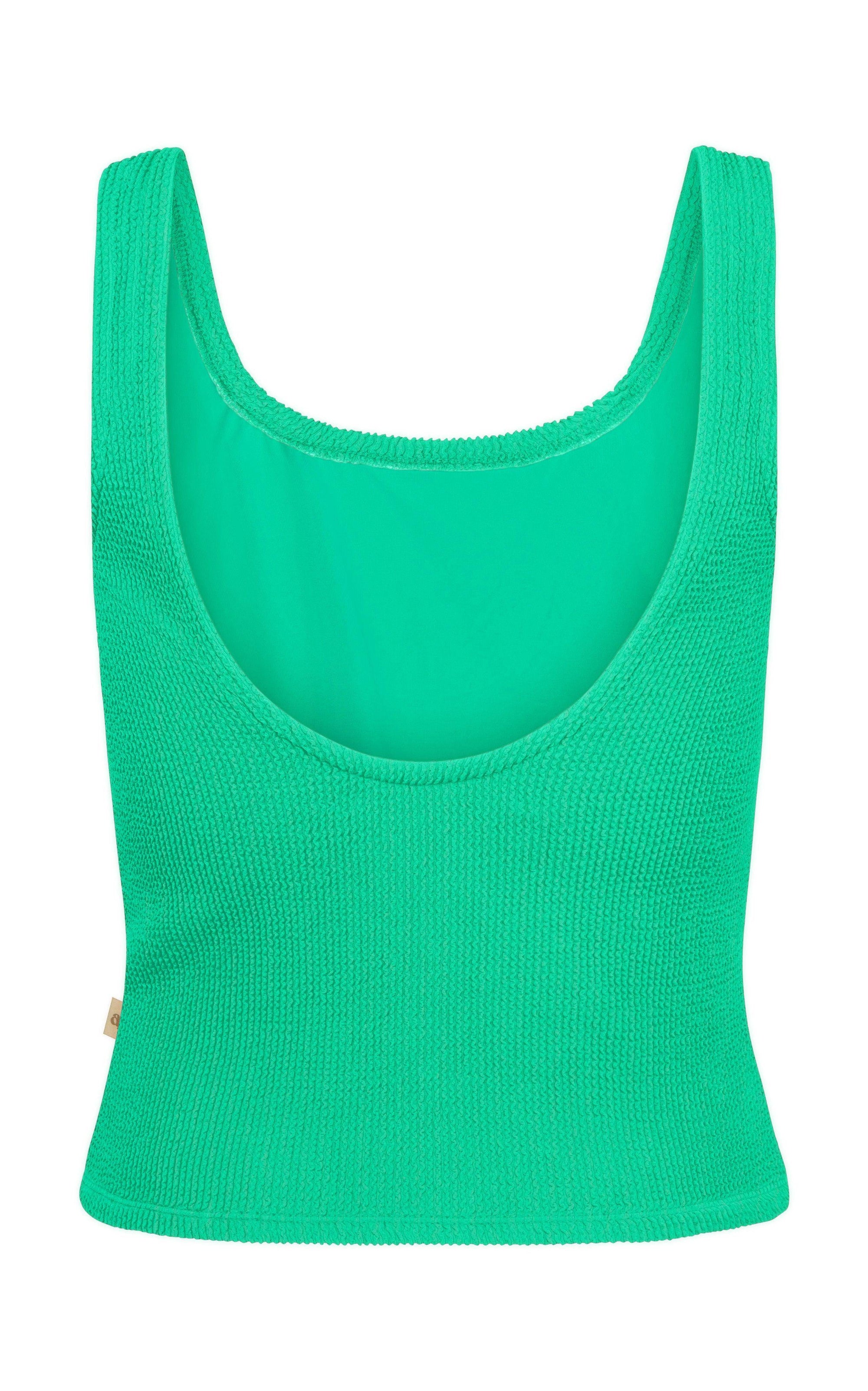 Lolita Crinkle Tank - Tropical Green - offe market