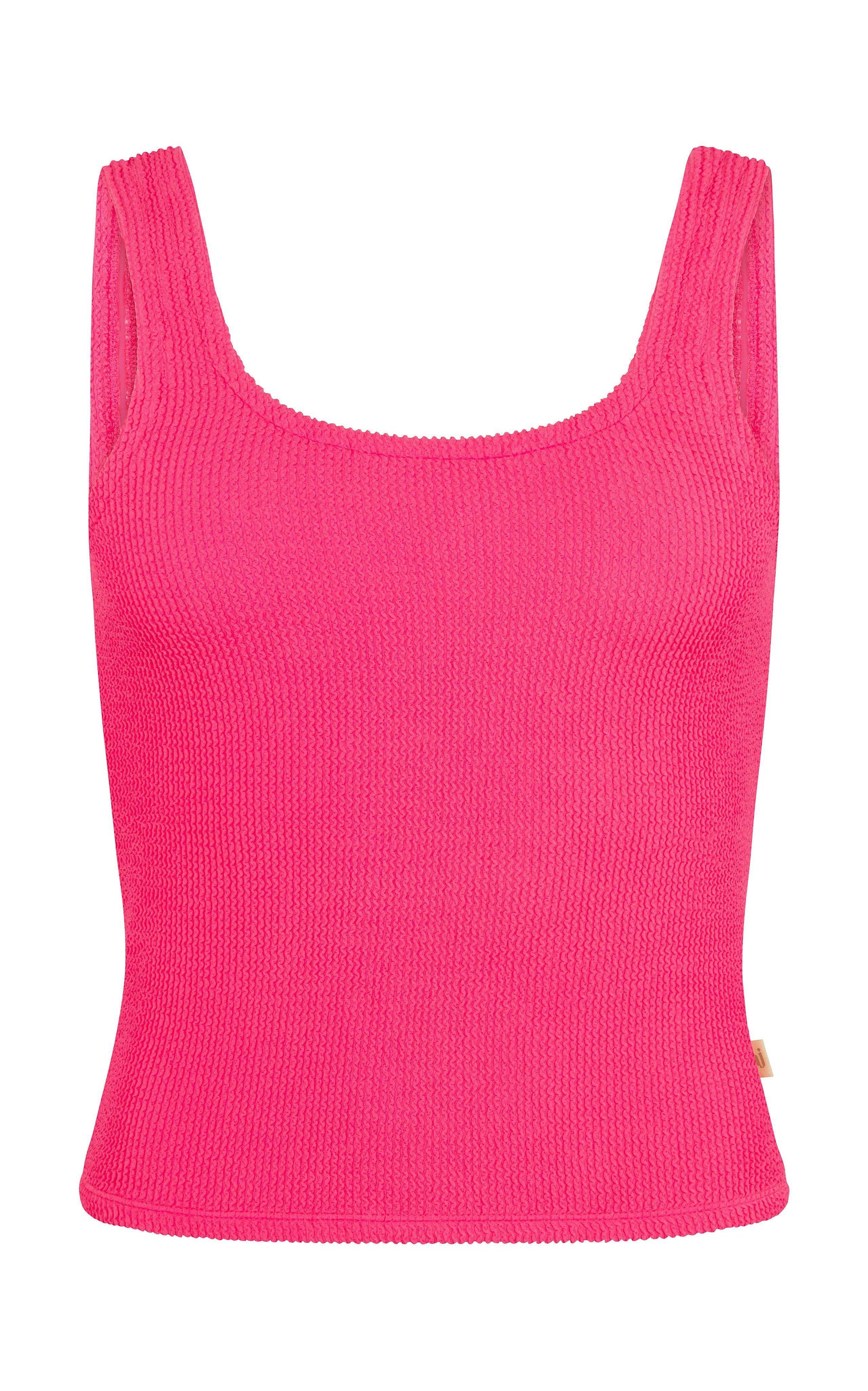 Lolita Crinkle Tank - Candy Pink - offe market