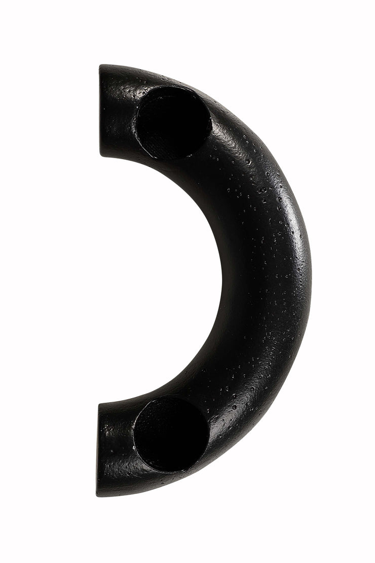 Casa Amarosa - C Candle Holder - Black -