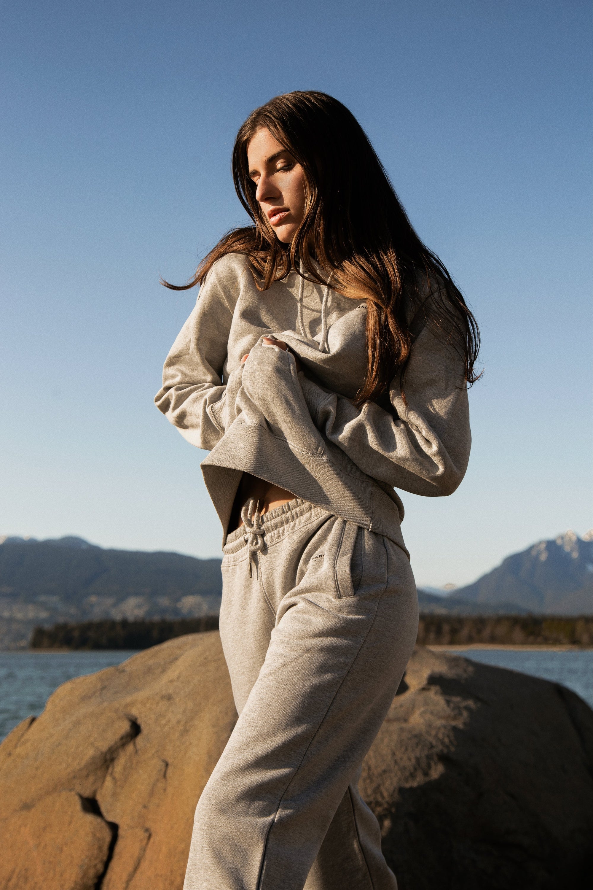 Gergana Ivanova - Organic Cotton Hoodie - Grey -
