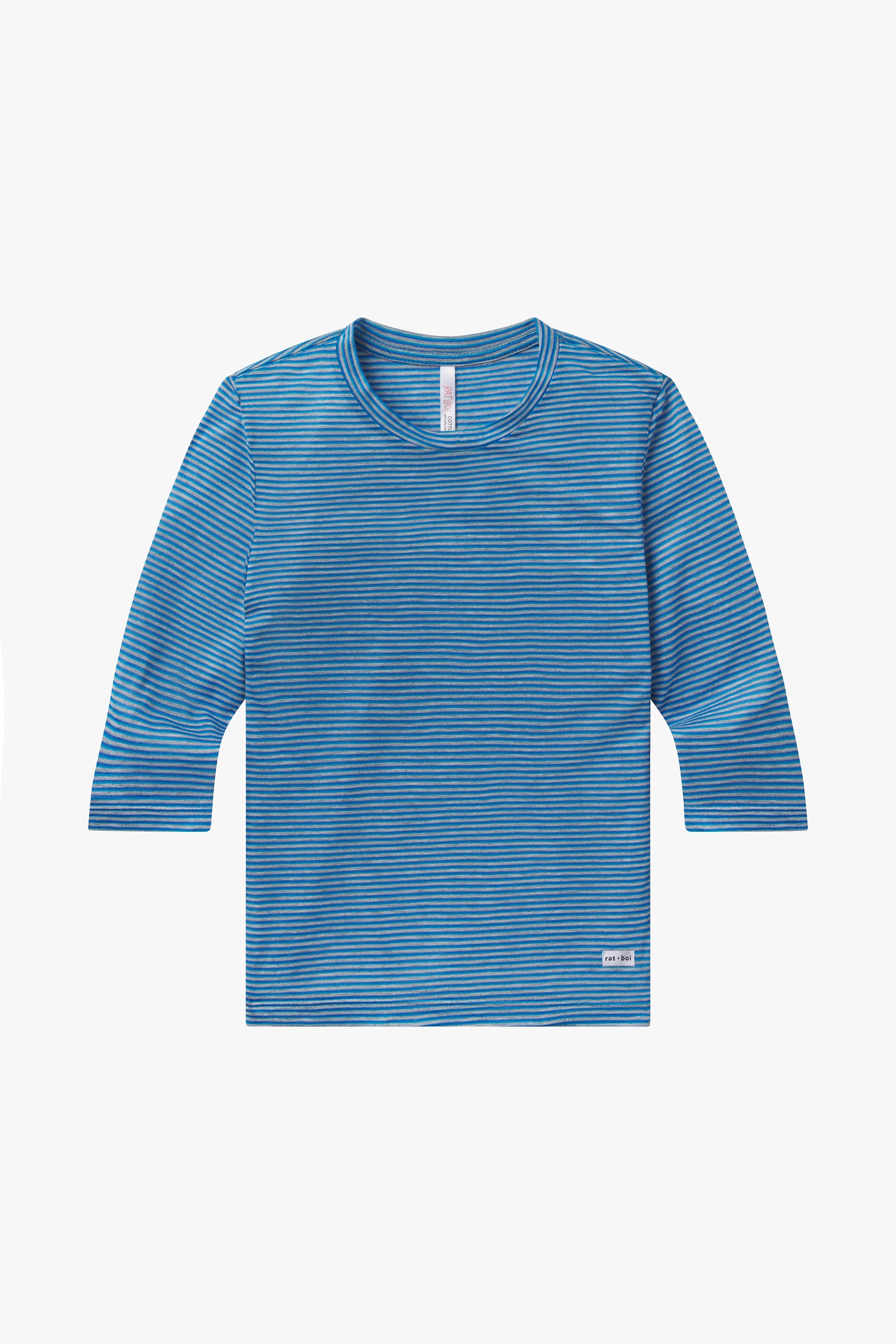 Rat Boi - 3/4 Sleeve Top - Raspberry -