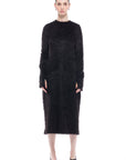 Toit Volant - Hilman Dress - Black Shaggy - Black Shaggy