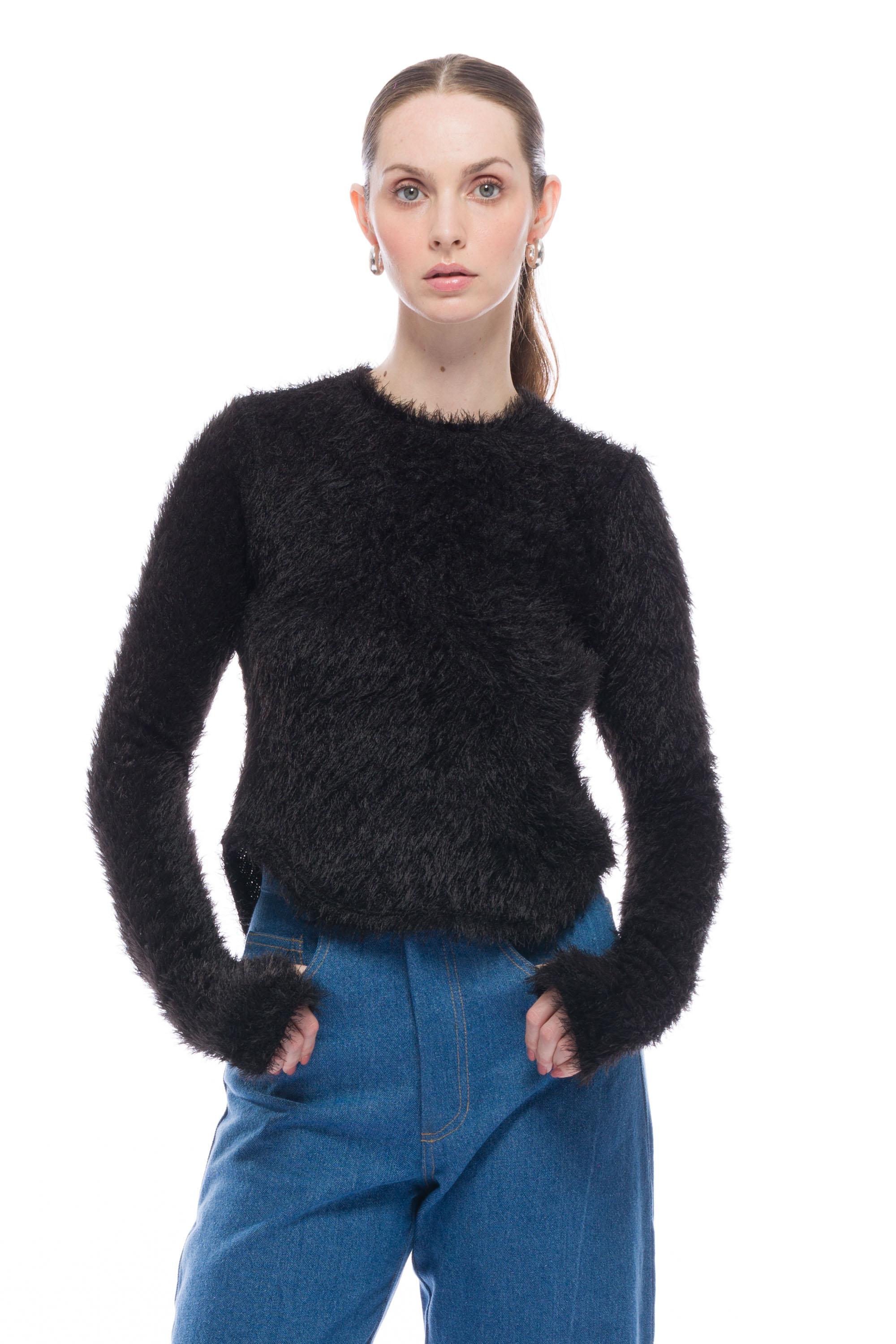 Toit Volant - Hilman Top - Black Shaggy -