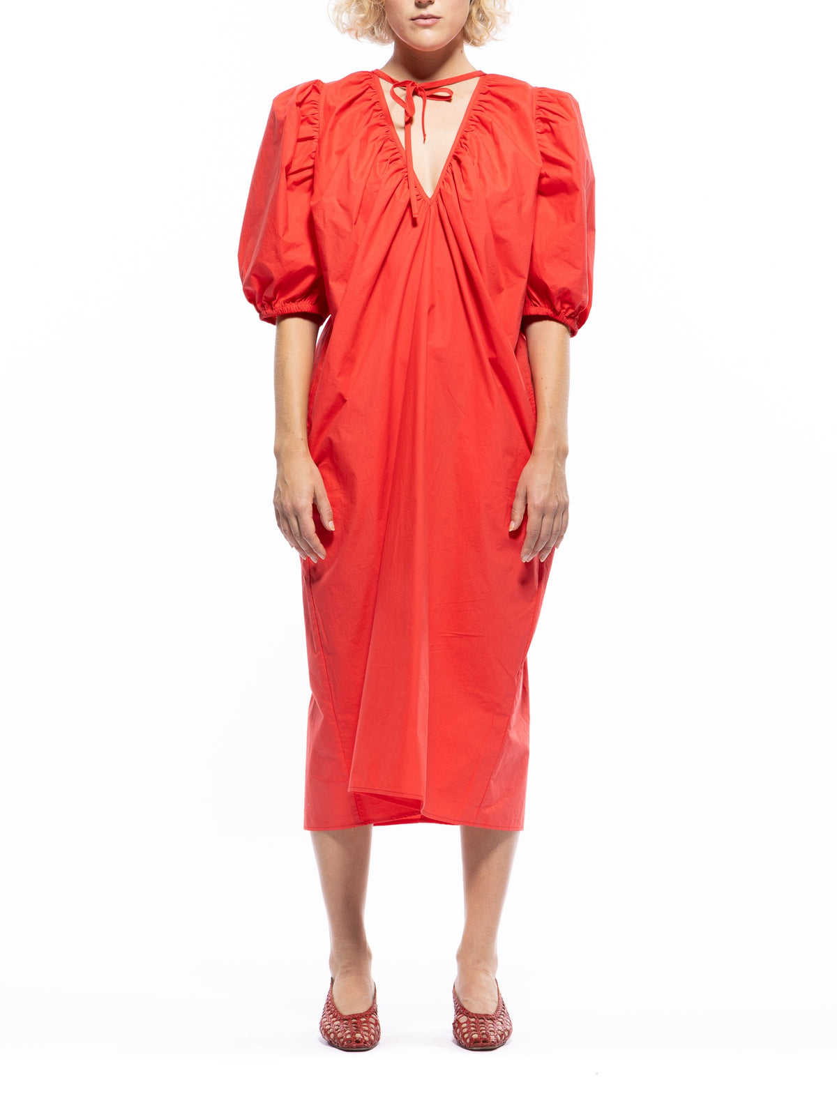 Toit Volant - Yvonne Dress - Raspberry -