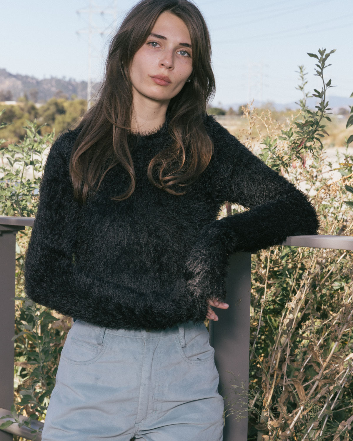 Toit Volant - Hilman Top - Black Shaggy -