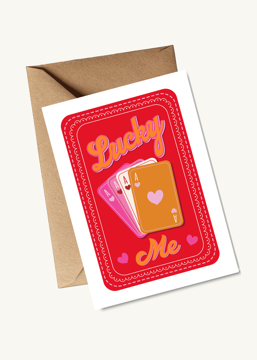 Nice Paper - Greeting Card - Lucky Me -