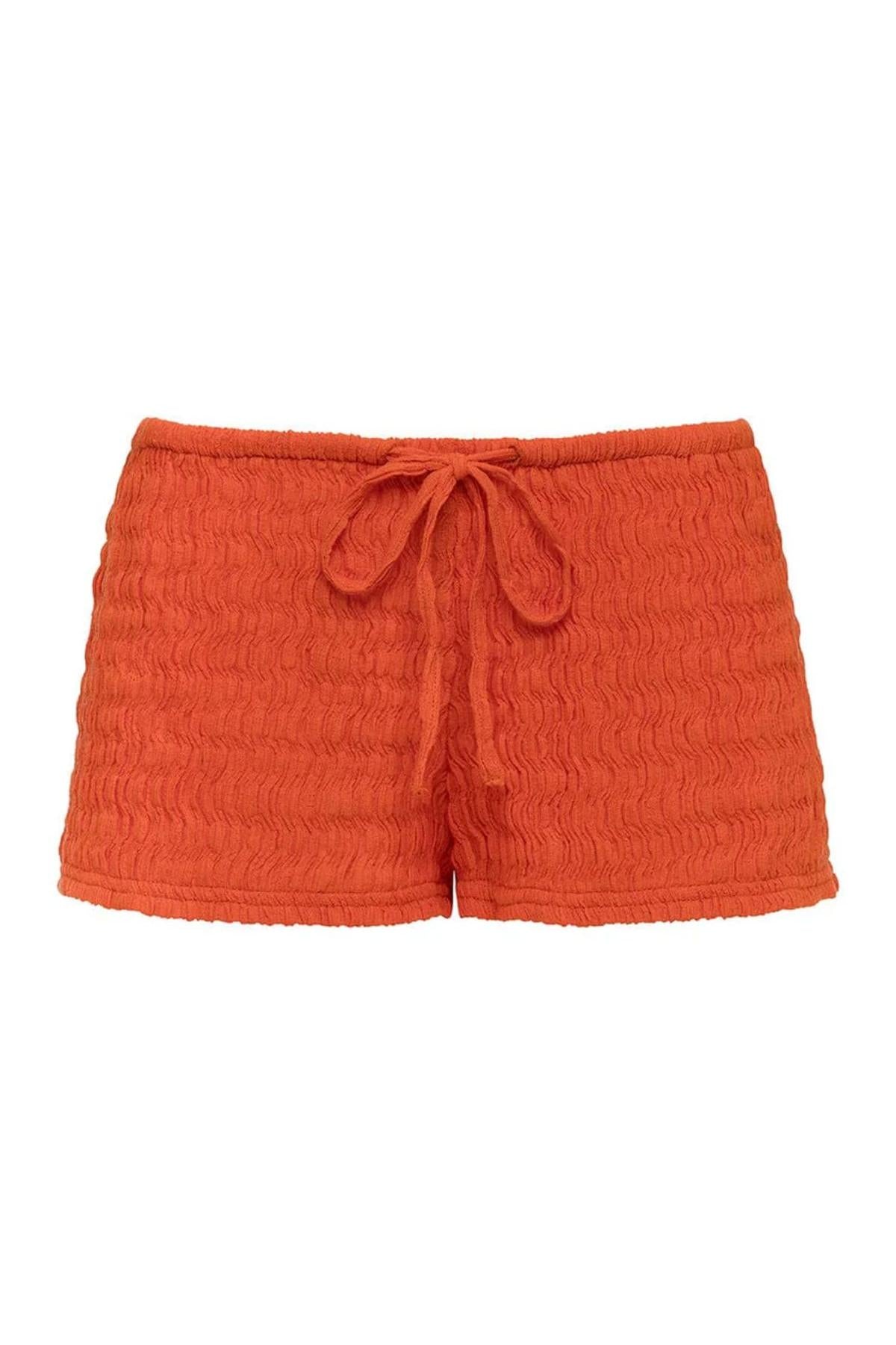 Montce - Tangerine Low-Rise Drawstring Short -