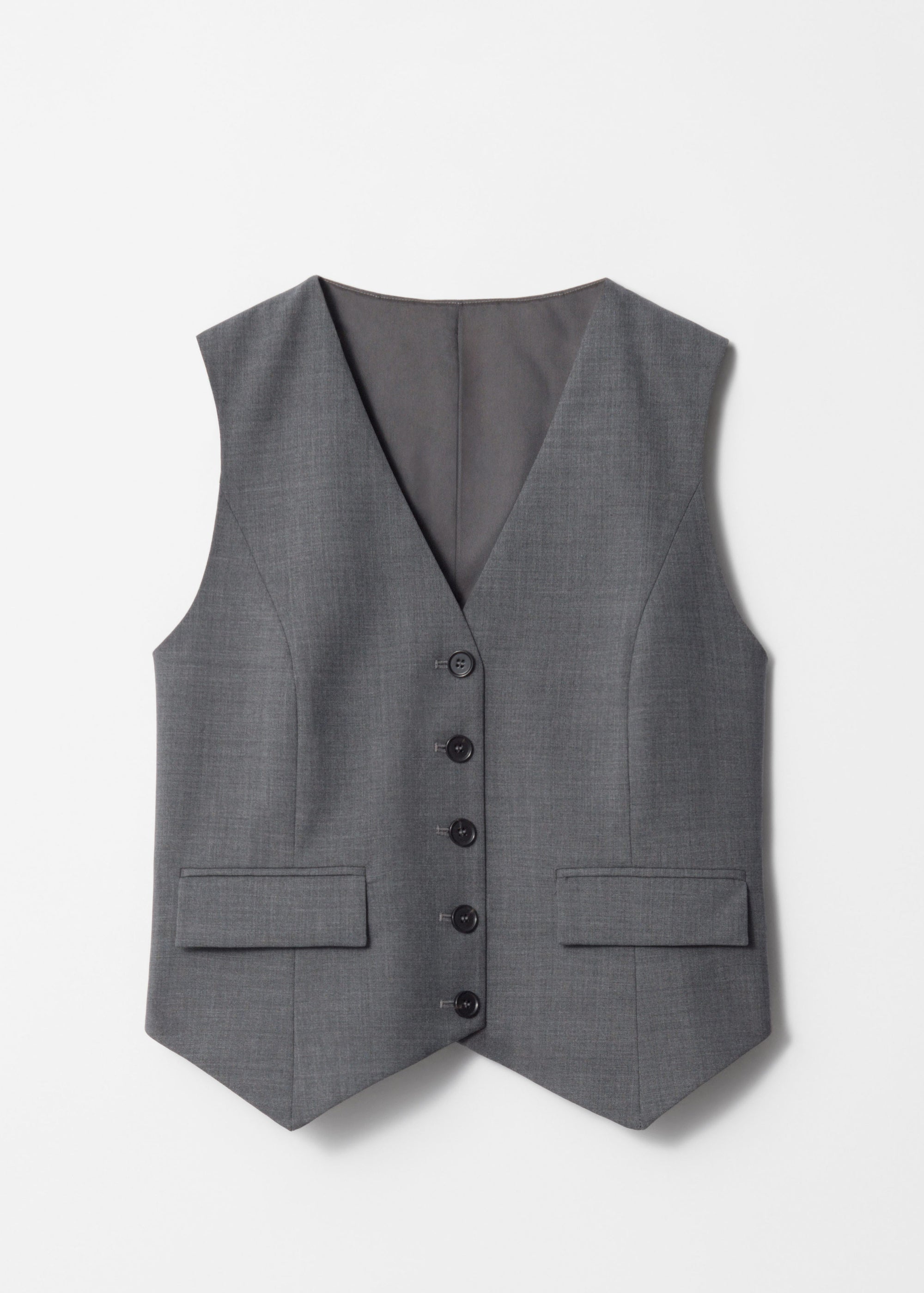& Other Stories - Alissa Waistcoat - Grey -