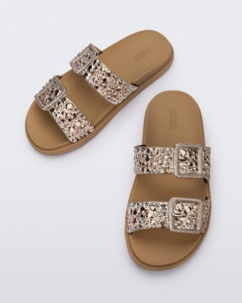 Melissa - Lust Slide - Beige/Bronze -