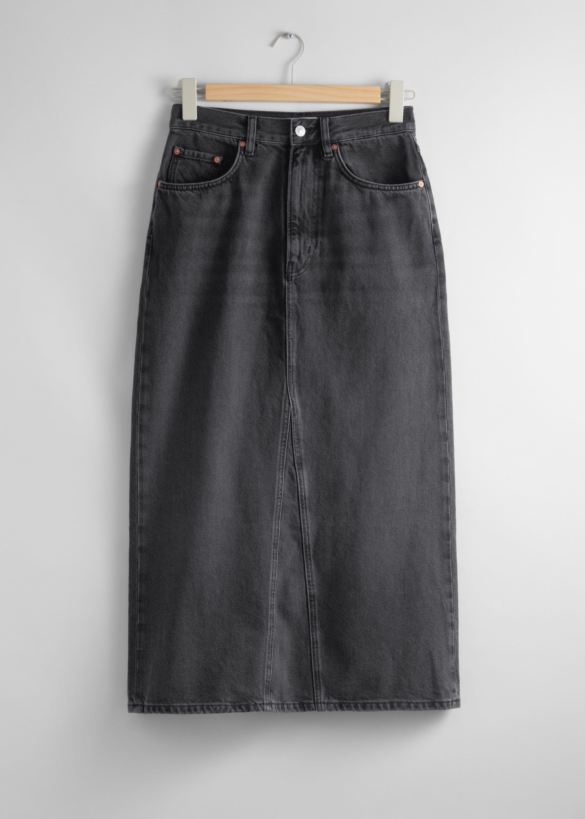 & Other Stories - Jana Long Skirt - Black -
