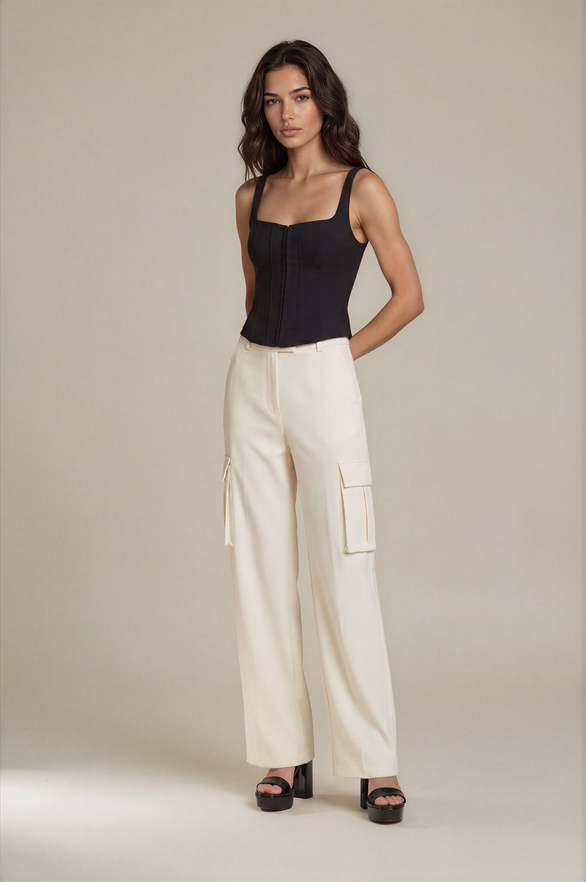 The Fifth Label - Wall Street Pant - Cream -