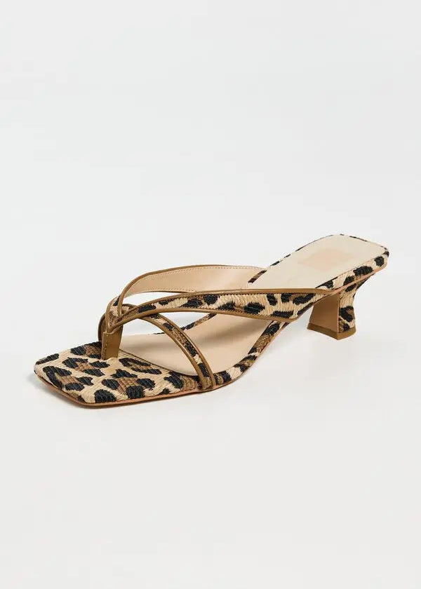 Dolce Vita - Brevel Heels - Leopard Raffia -
