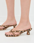 Dolce Vita - Brevel Heels - Leopard Raffia -