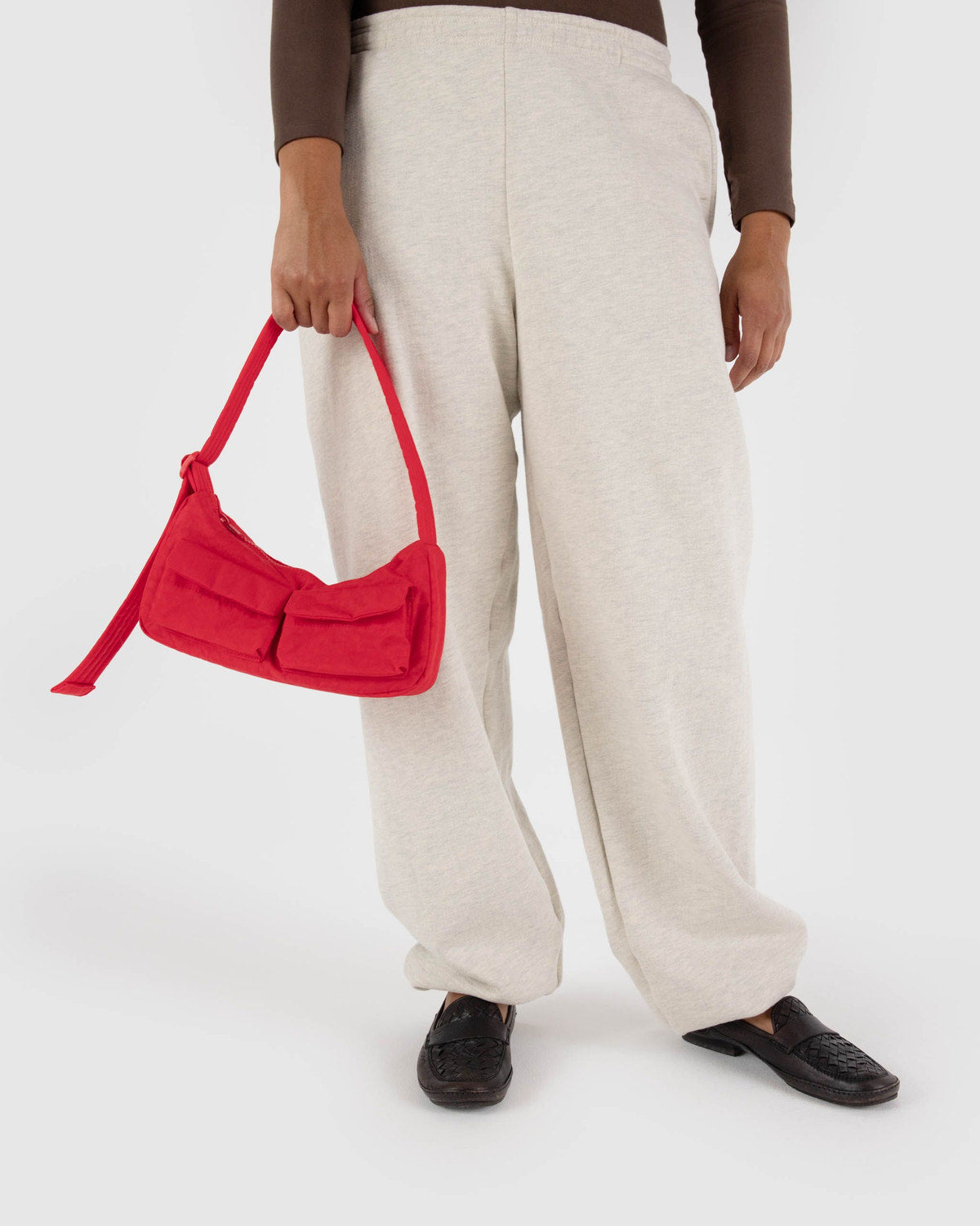 Baggu - Cargo Shoulder Bag - Candy Apple Red -
