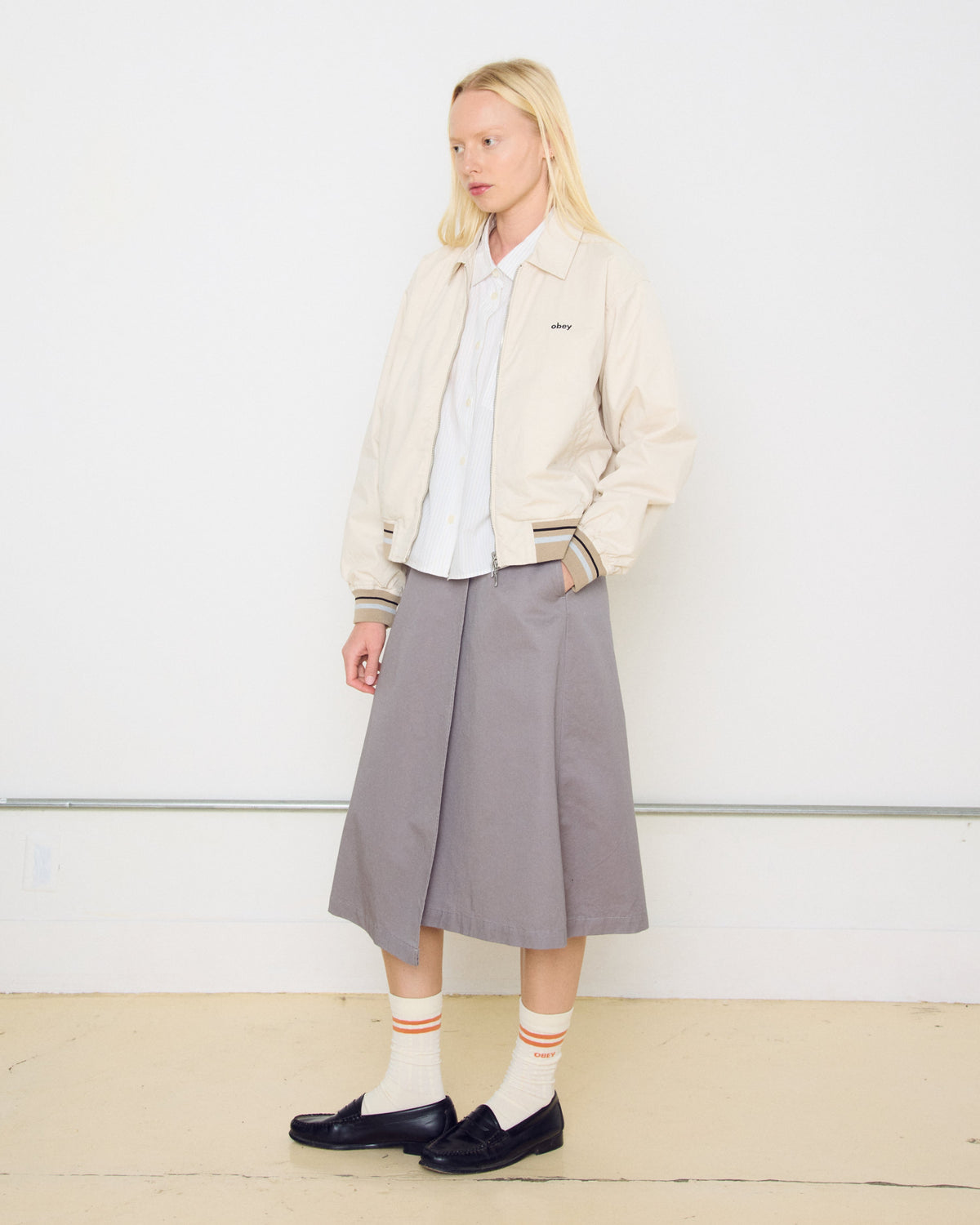 Obey - Arena Wrap Skirt - Grey -