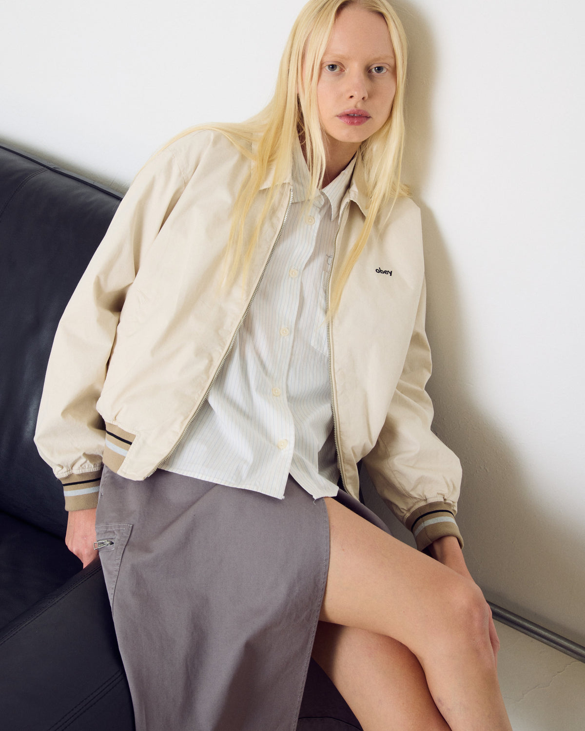 Obey - Arena Wrap Skirt - Grey -
