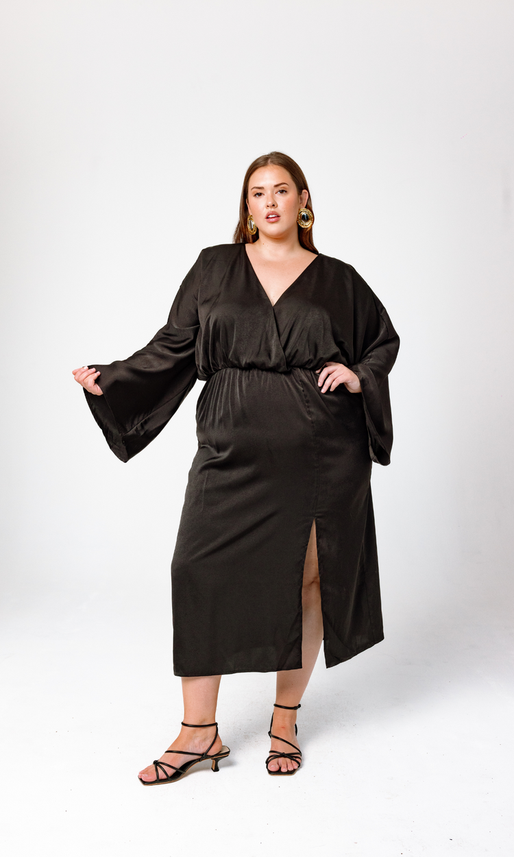 GIA/irl - Alayiah Midi Dress - Black -