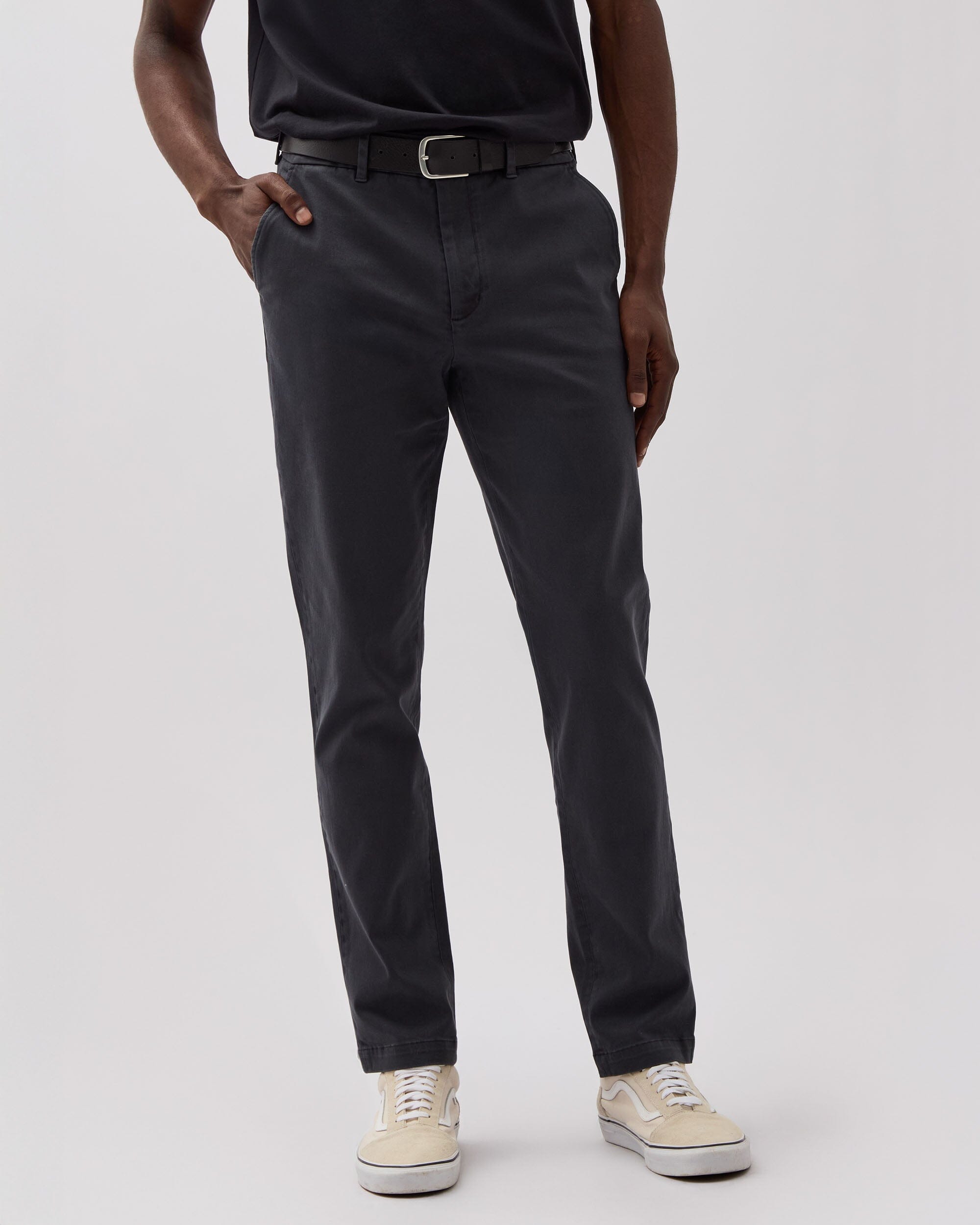 Richer Poorer - Mens Lightweight Chino - Black -