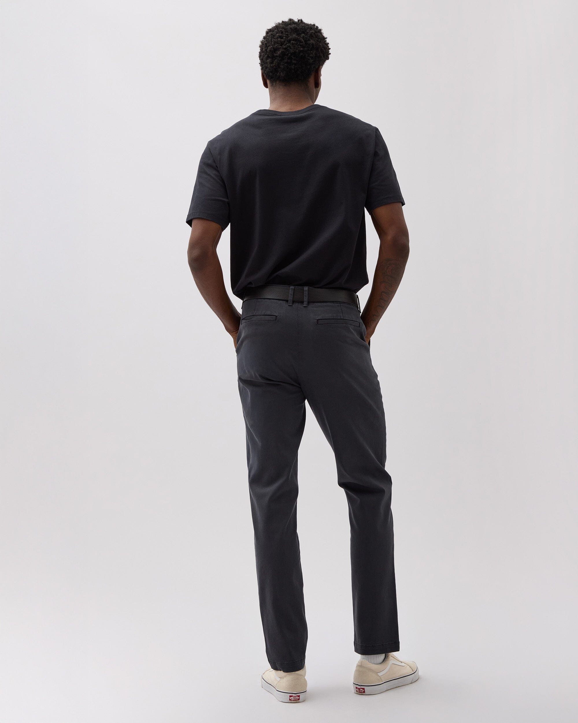 Richer Poorer - Mens Lightweight Chino - Black -