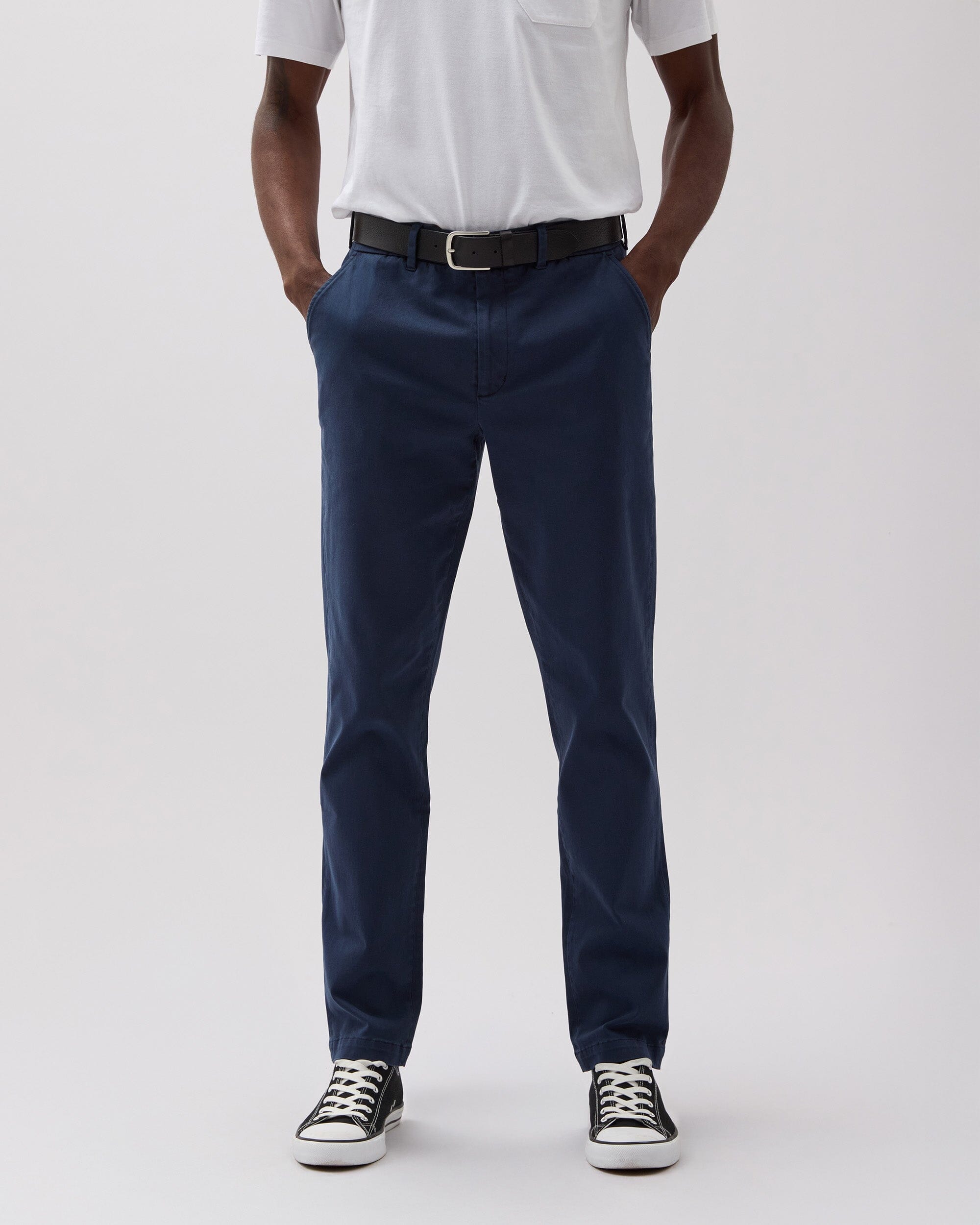 Richer Poorer - Mens Lightweight Chino - Blue Nights -