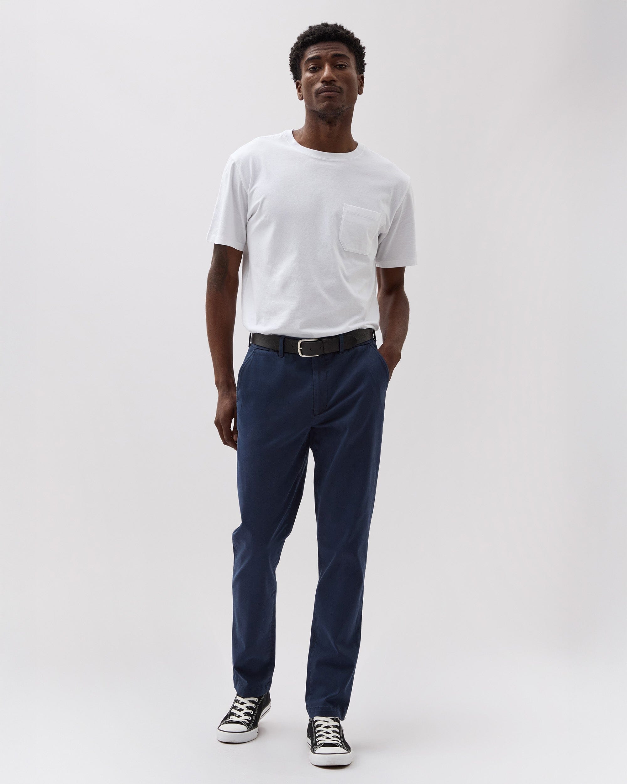 Richer Poorer - Mens Lightweight Chino - Blue Nights -