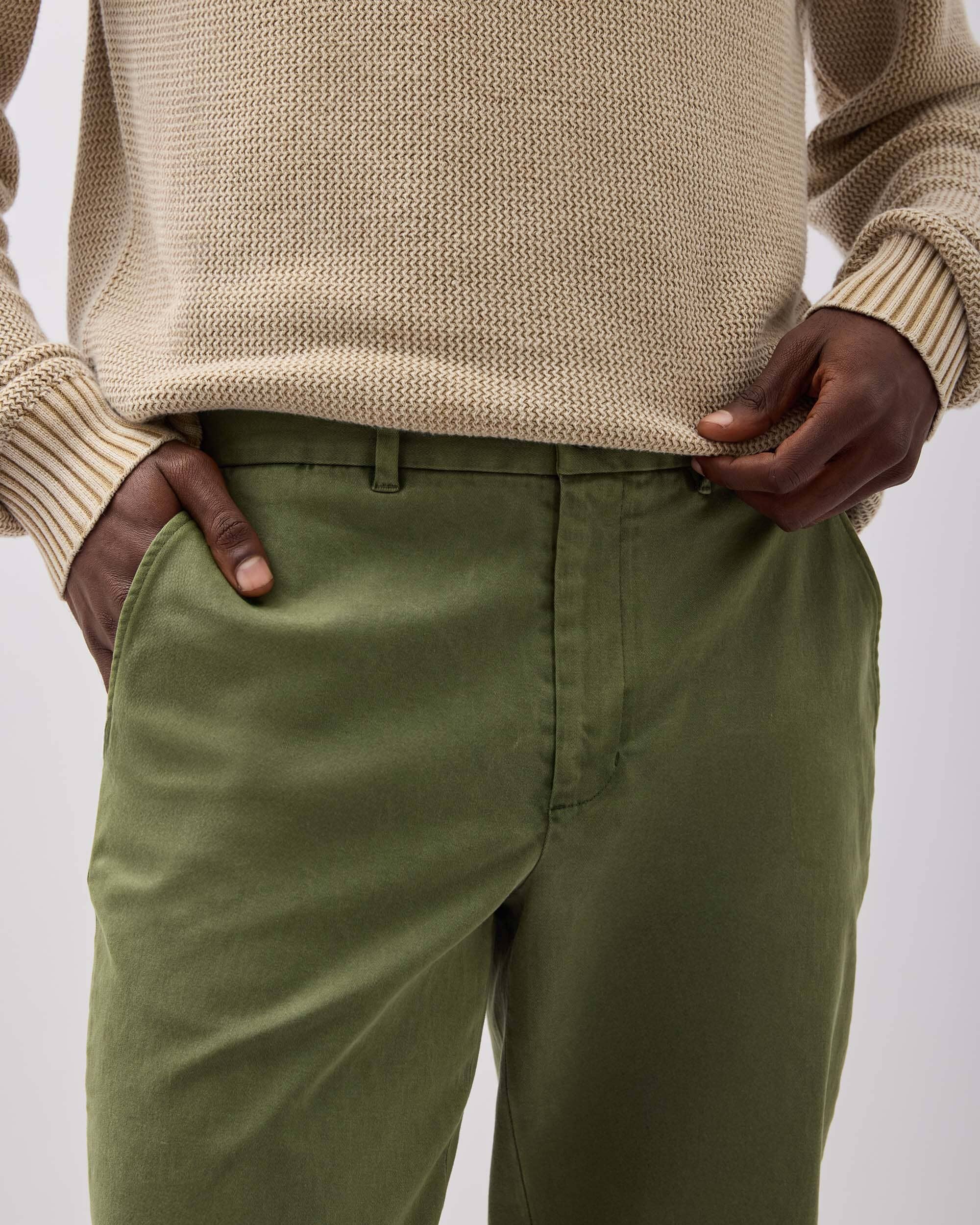 Richer Poorer - Mens Lightweight Chino - Cypress -