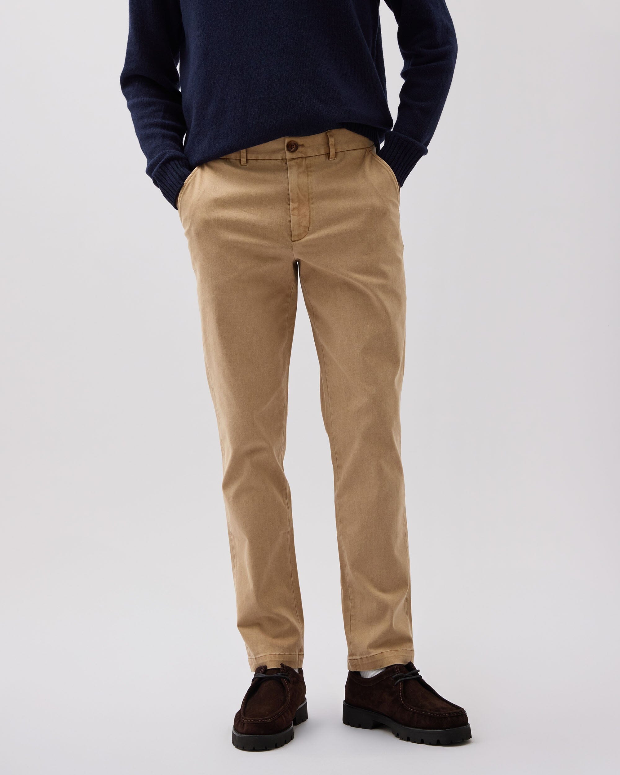 Richer Poorer - Mens Lightweight Chino - Khaki -