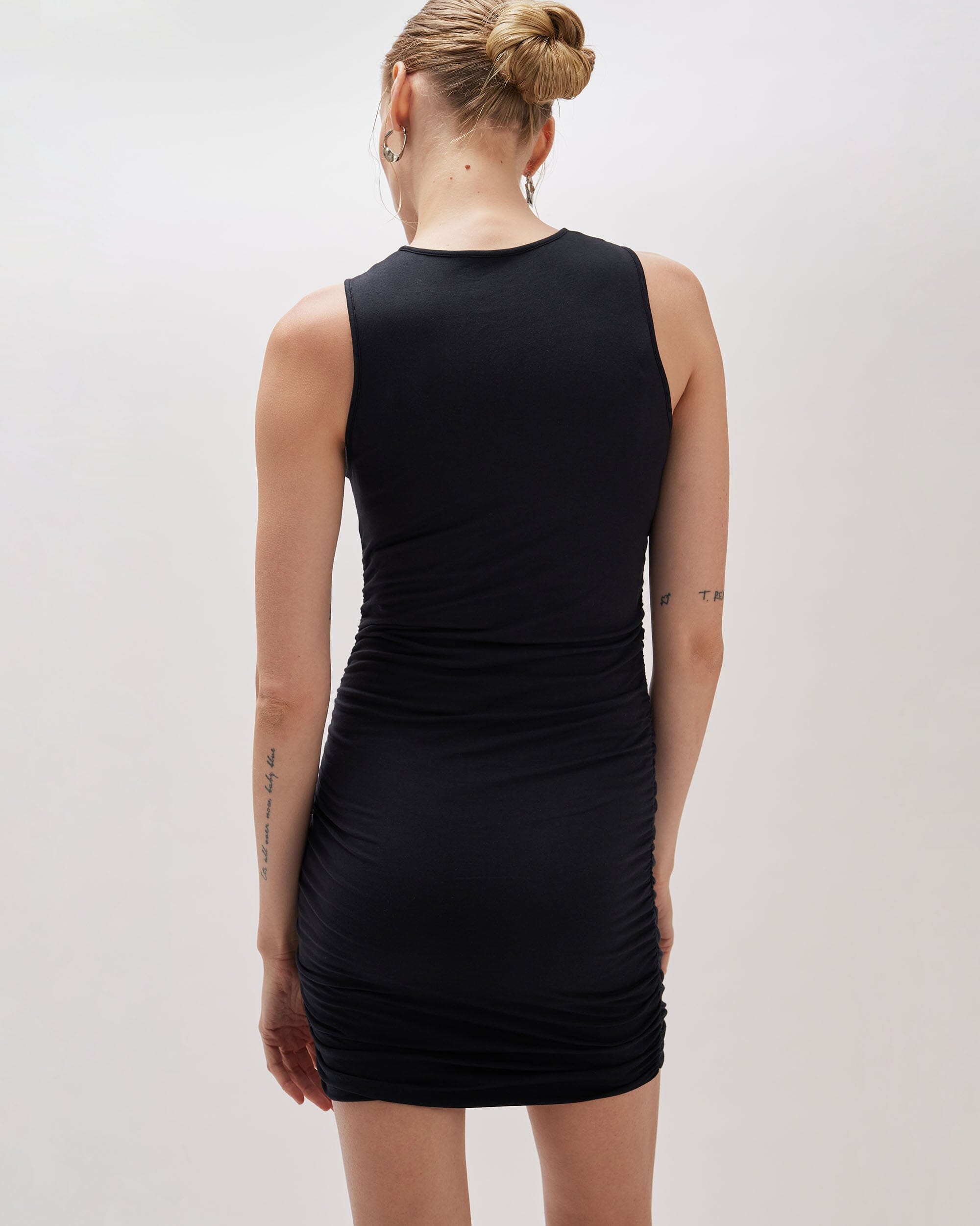 Richer Poorer - Carrie Shirred Mini - Black -