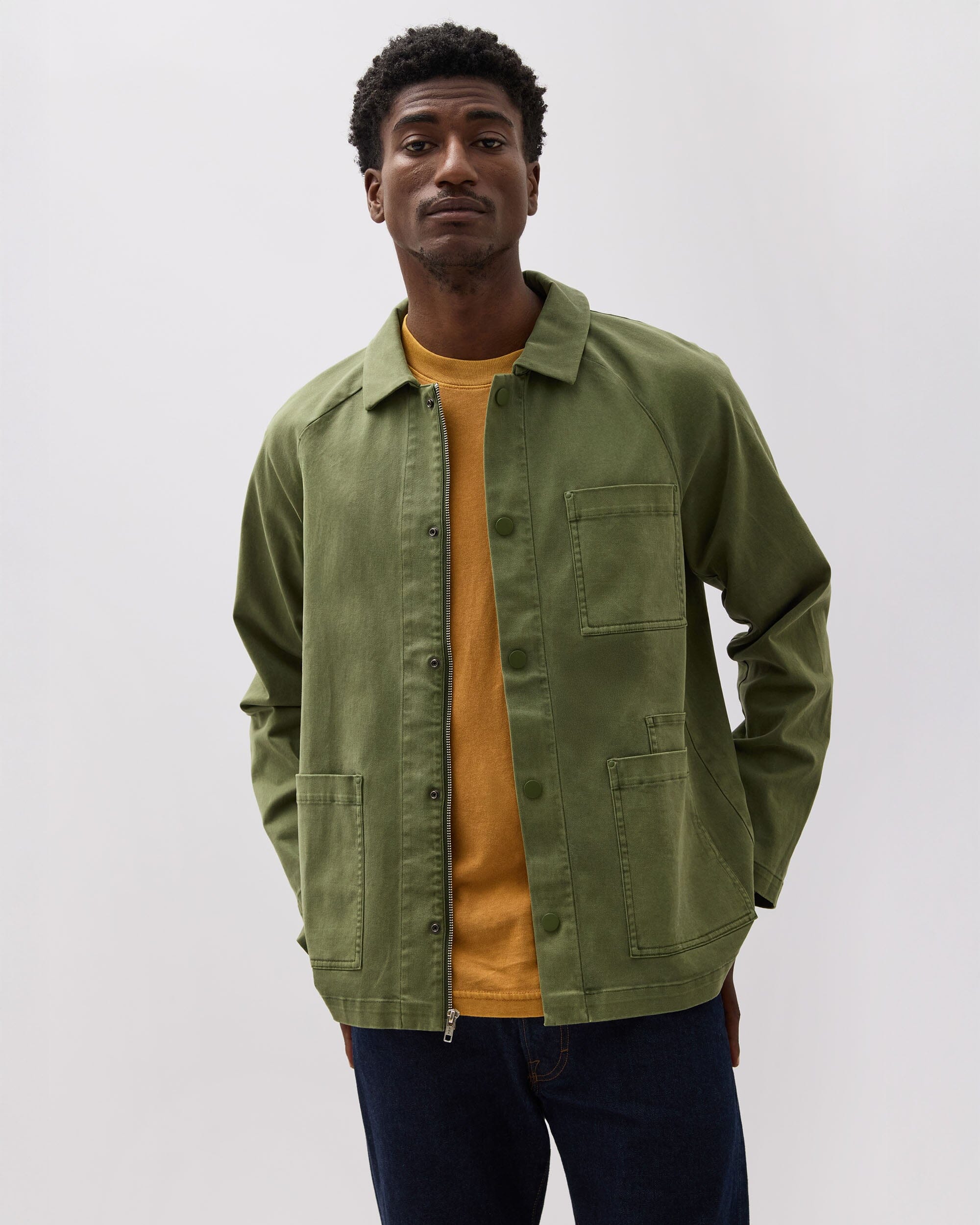 Richer Poorer - Mens Lightweight Chore Coat - Cypress - CYPRESS