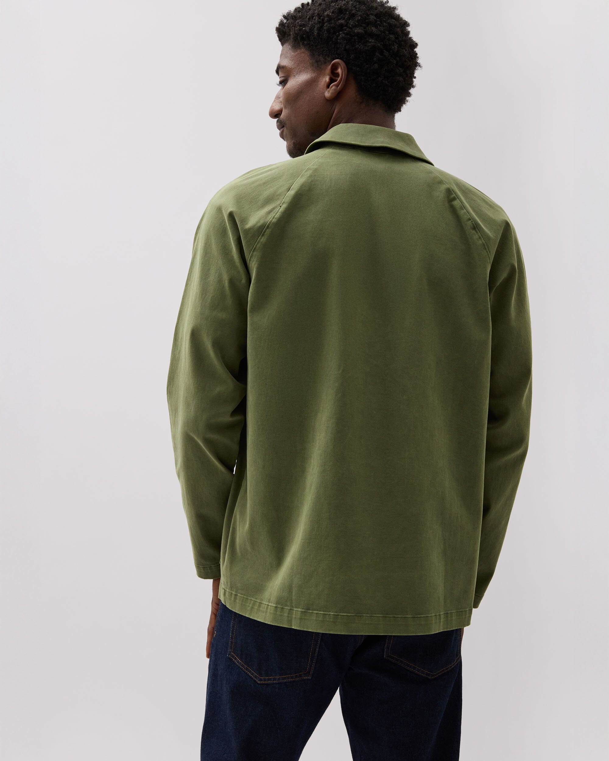 Richer Poorer - Mens Lightweight Chore Coat - Cypress -