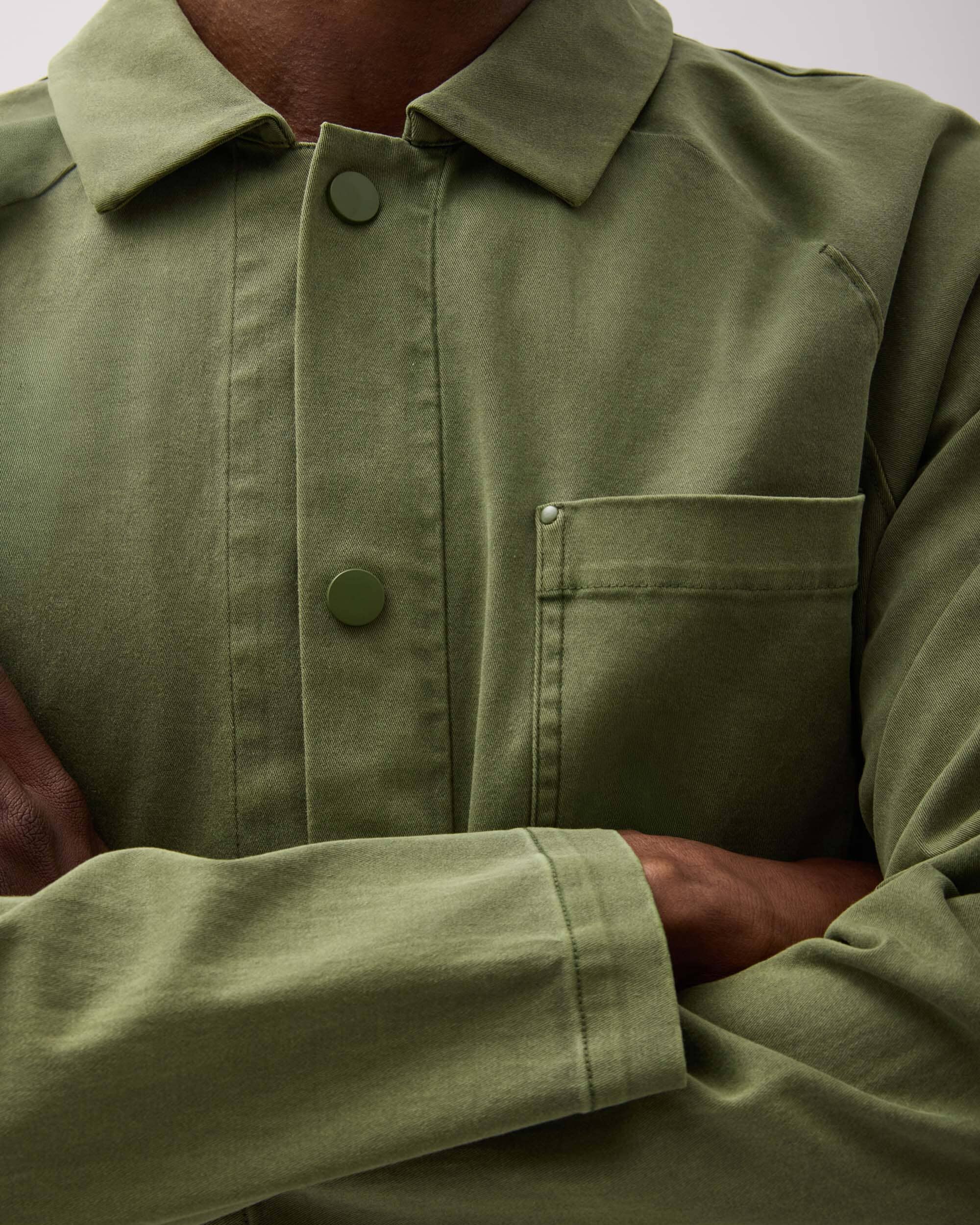 Richer Poorer - Mens Lightweight Chore Coat - Cypress -