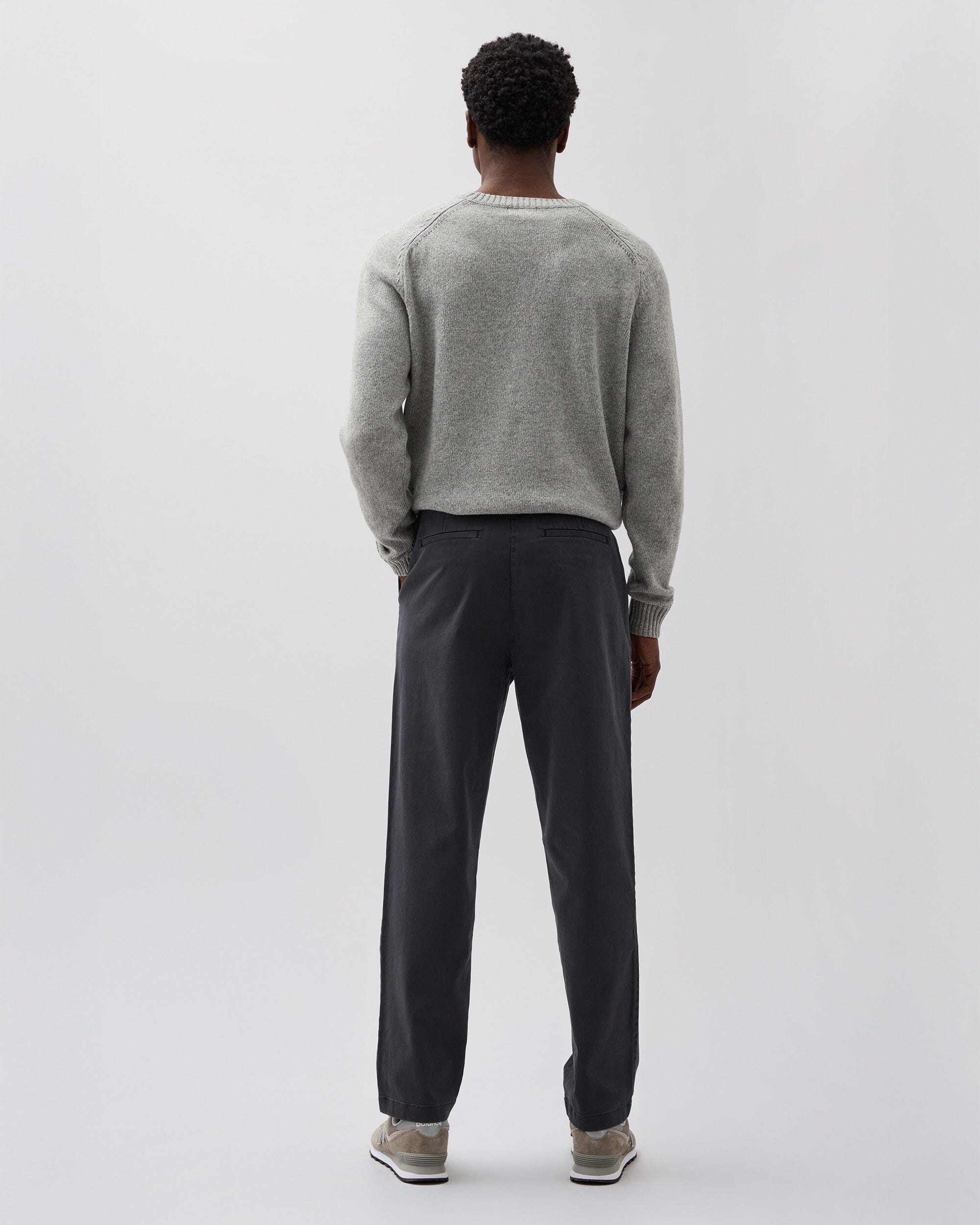 Richer Poorer - Mens Pleated Lightweight Chino - Black -