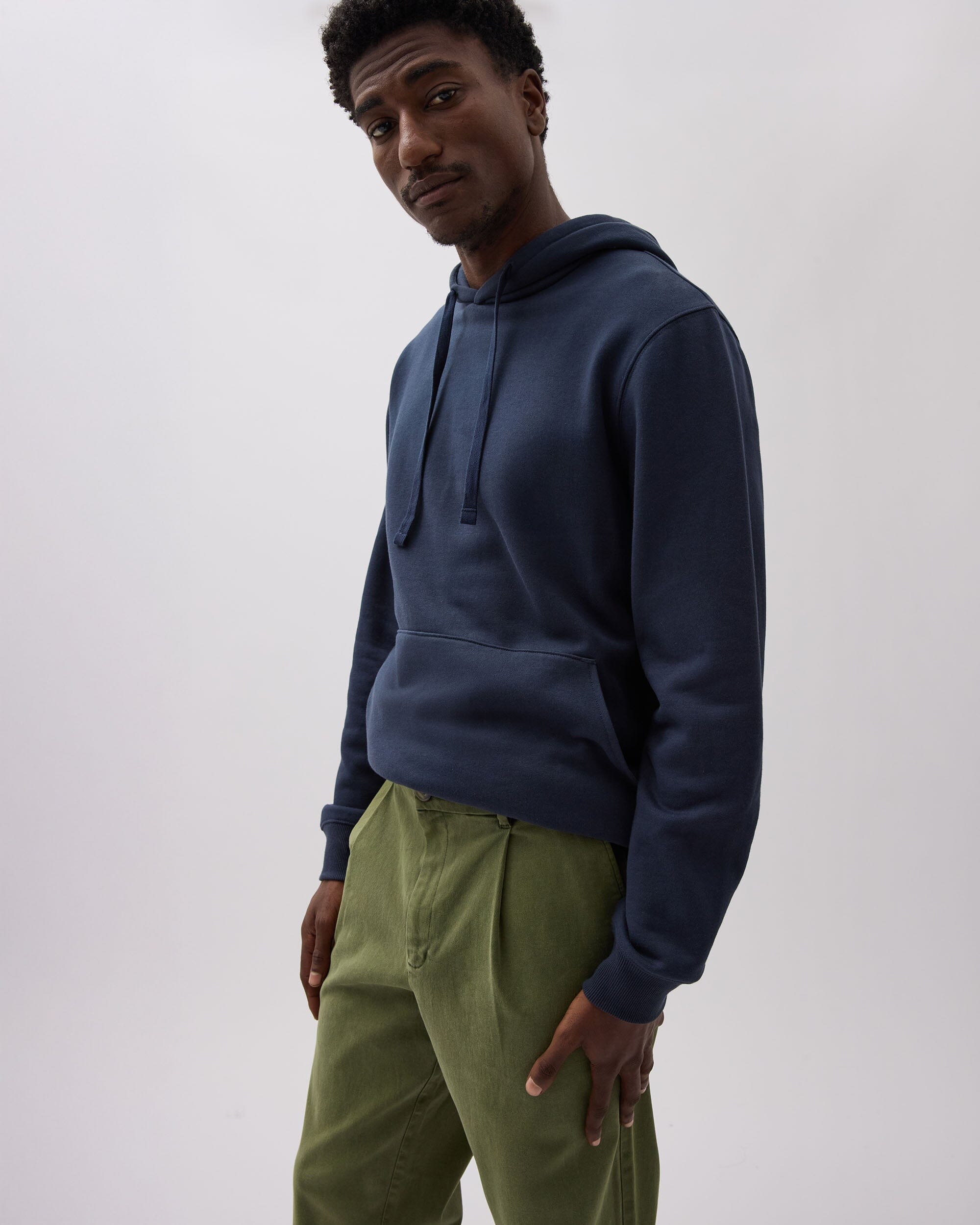 Richer Poorer - Mens Pleated Lightweight Chino - Cypress -