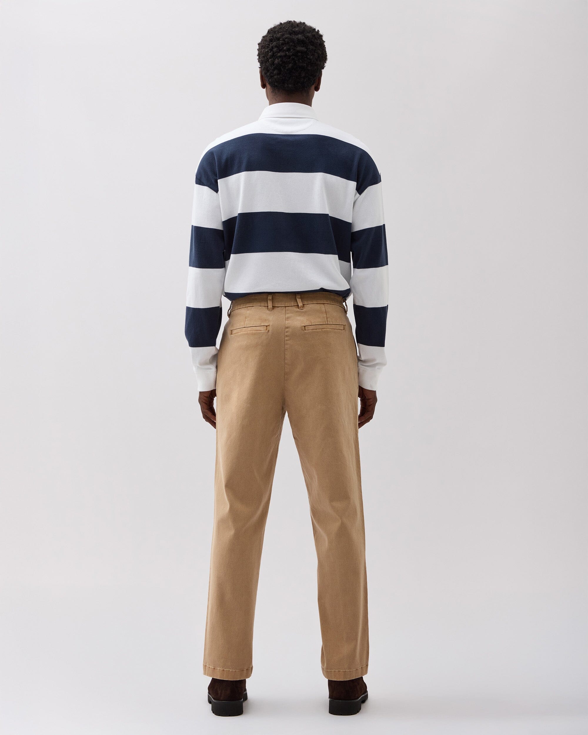 Richer Poorer - Mens Pleated Lightweight Chino - Khaki -