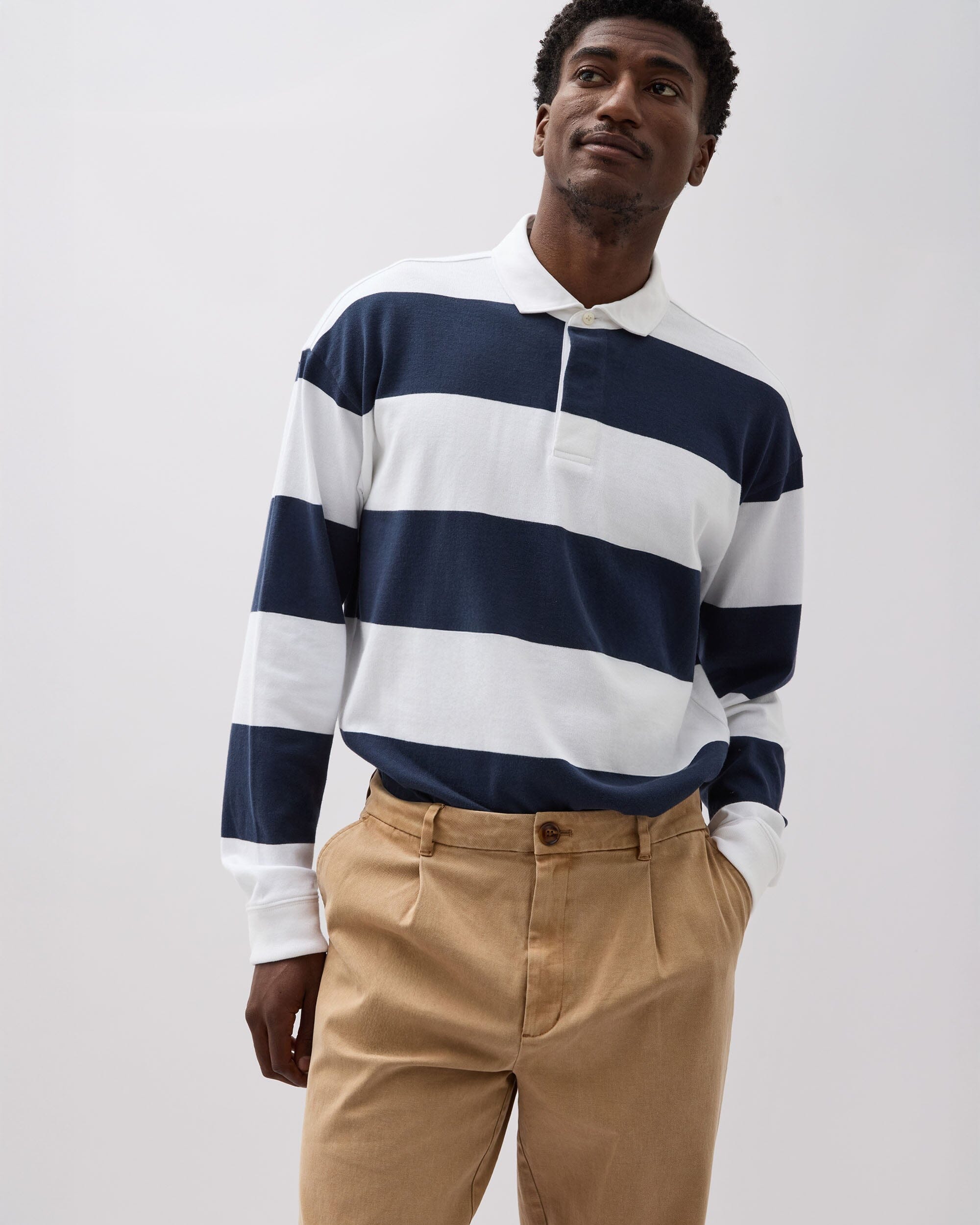 Richer Poorer - Mens Pleated Lightweight Chino - Khaki -