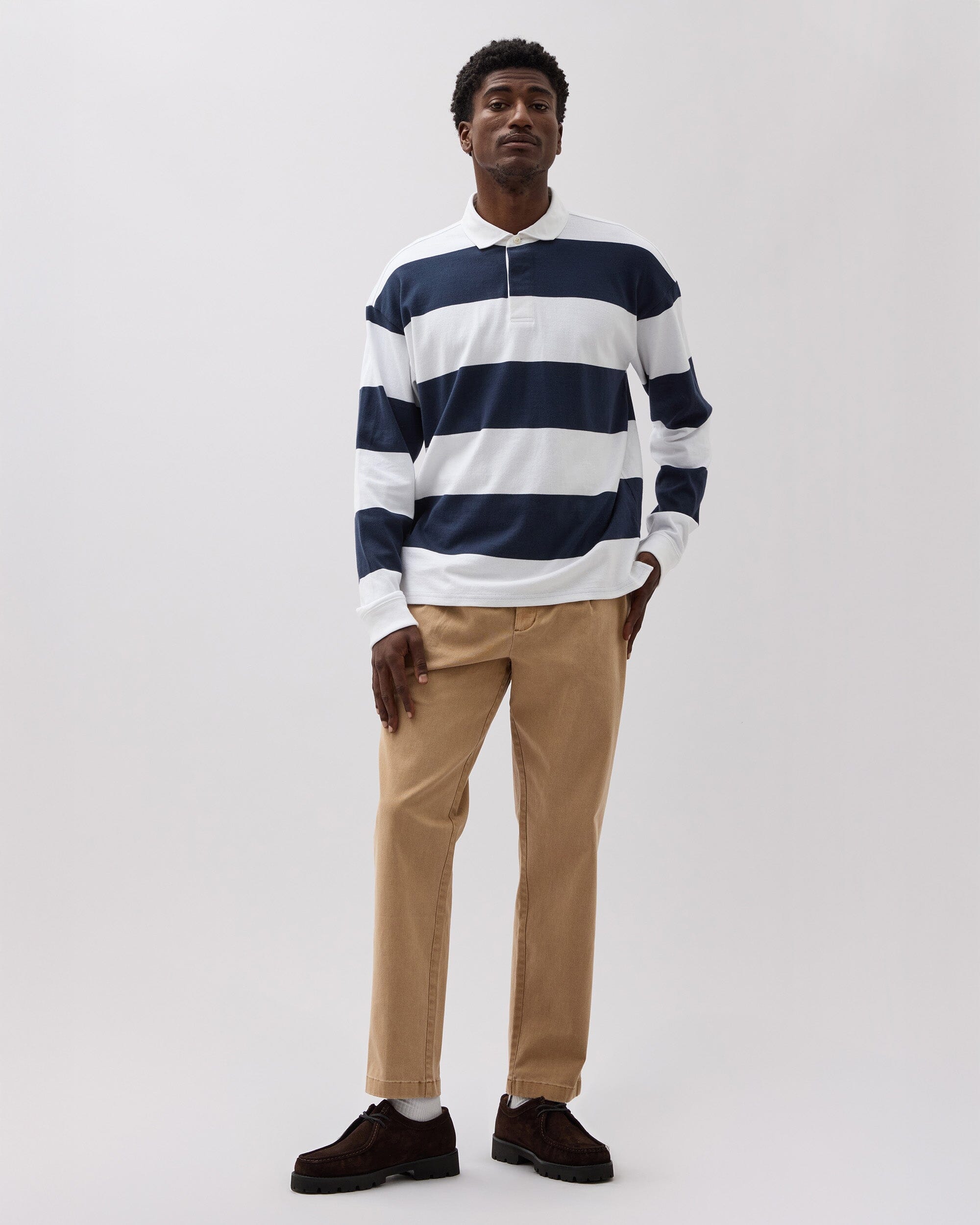 Richer Poorer - Mens Pleated Lightweight Chino - Khaki -