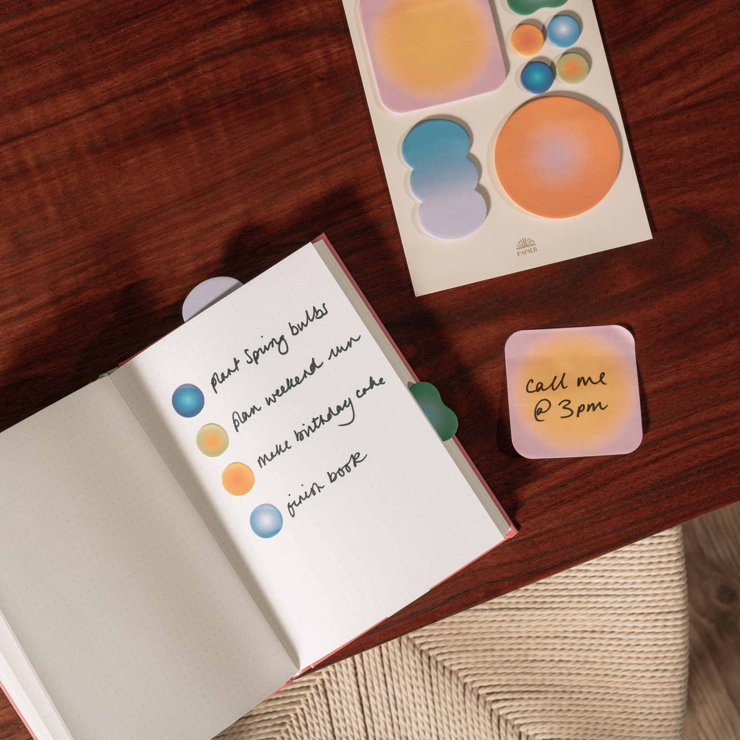 Papier - Vibrance Sticky Notes Set -