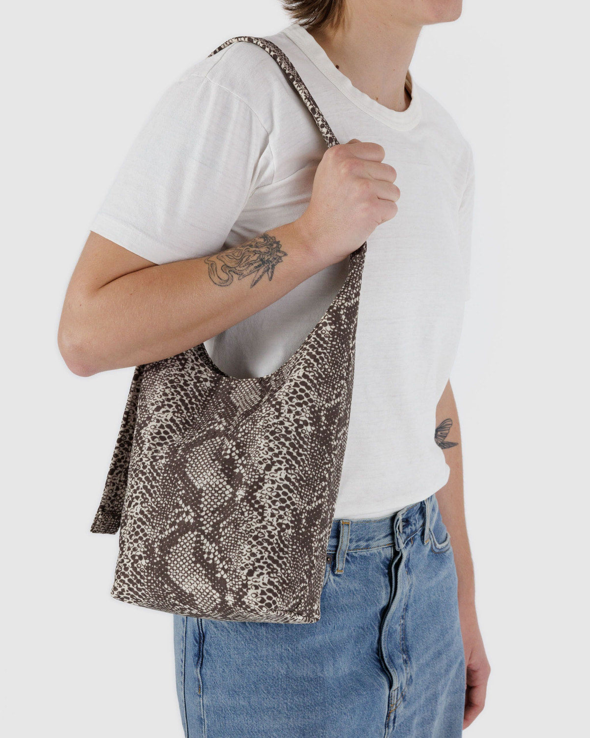 Baggu - Small Nylon Sling - Snakeskin -