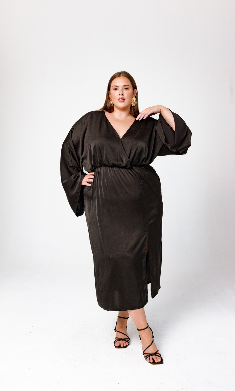 GIA/irl - Alayiah Midi Dress - Black -