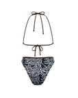 Noserider Surf Club - Medium Coverage Surf Bikini Bottom in Dark Tropics -