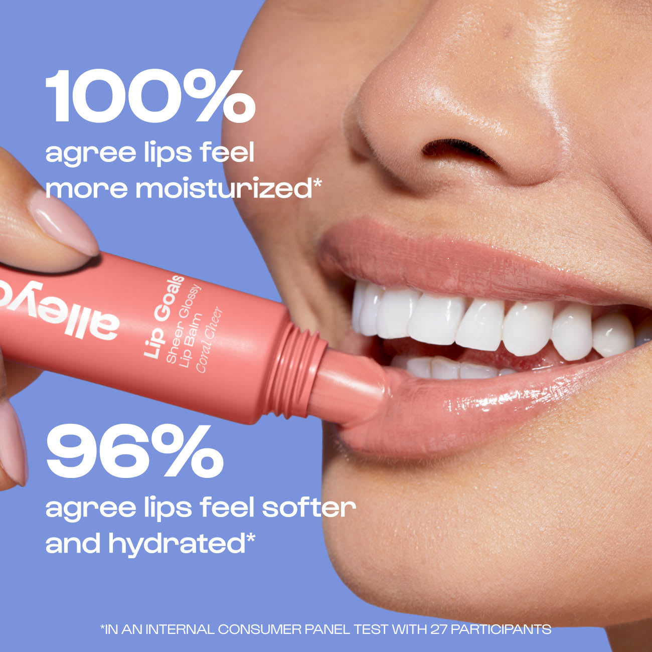 Alleyoop - Lip Goals Triple Peptide Gloss - Rose &amp; Shine -