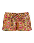 Montce - Mazzy Floral Silk Low-Rise Drawstring Short -