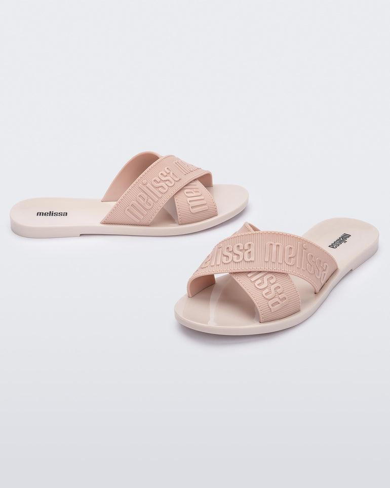 Melissa - M Lover Slide - Beige/Pink -