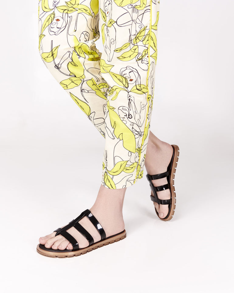 Melissa - Path Slide - Black/Gold -